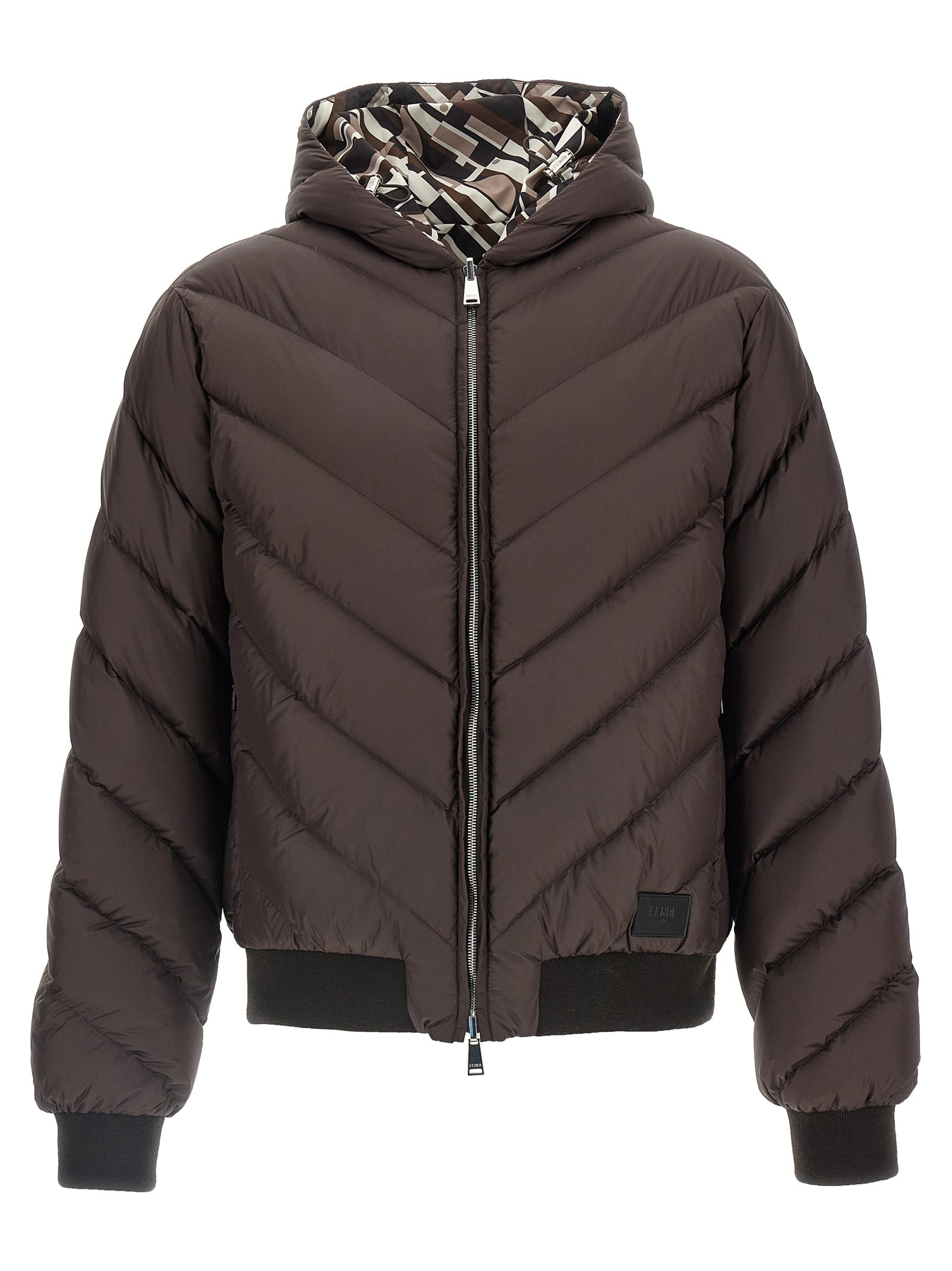 Fendi Multicolor Polyester Shell Jacket Fendi