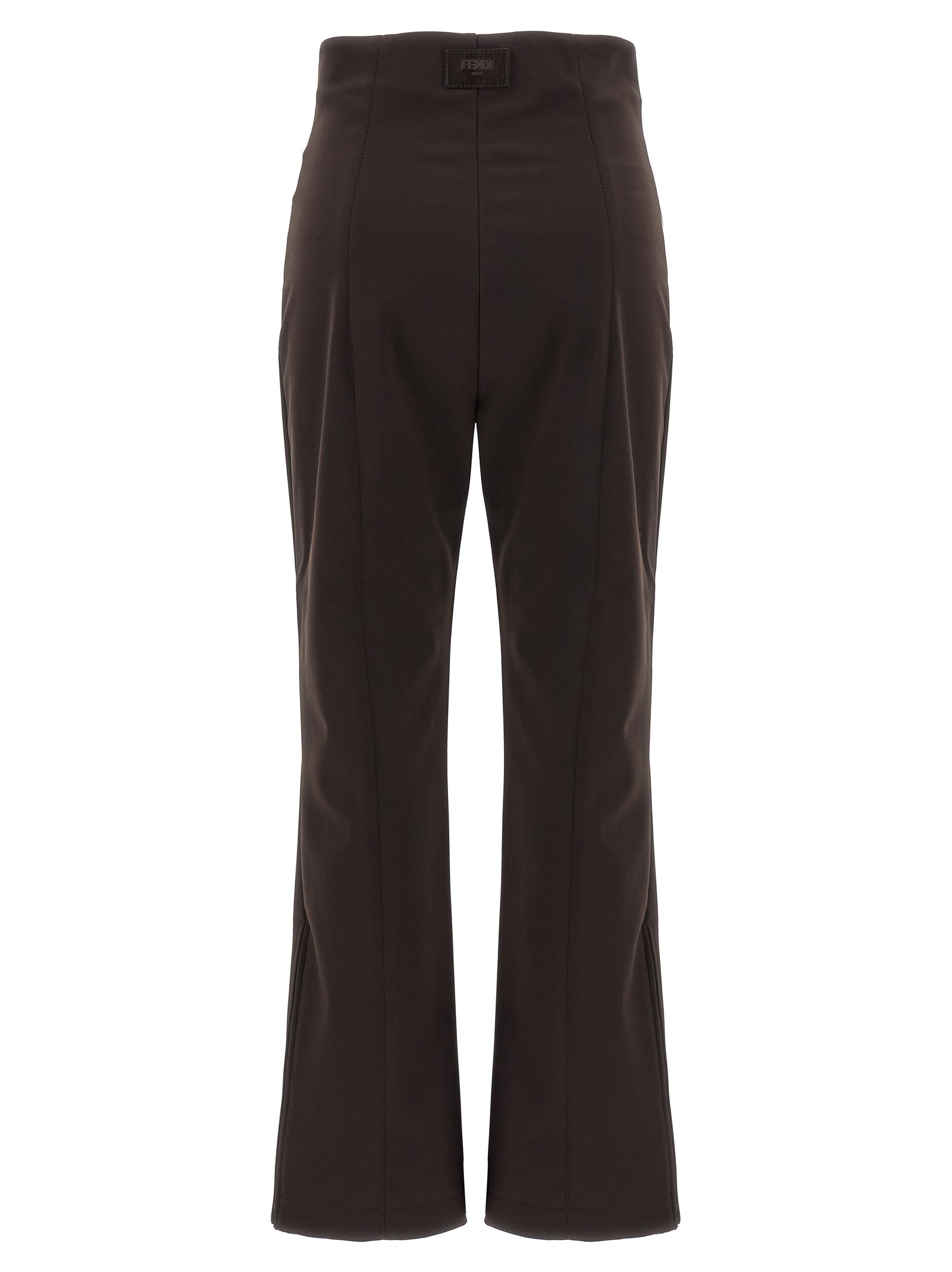 Fendi Brown Polyamide Athletic Pants Fendi