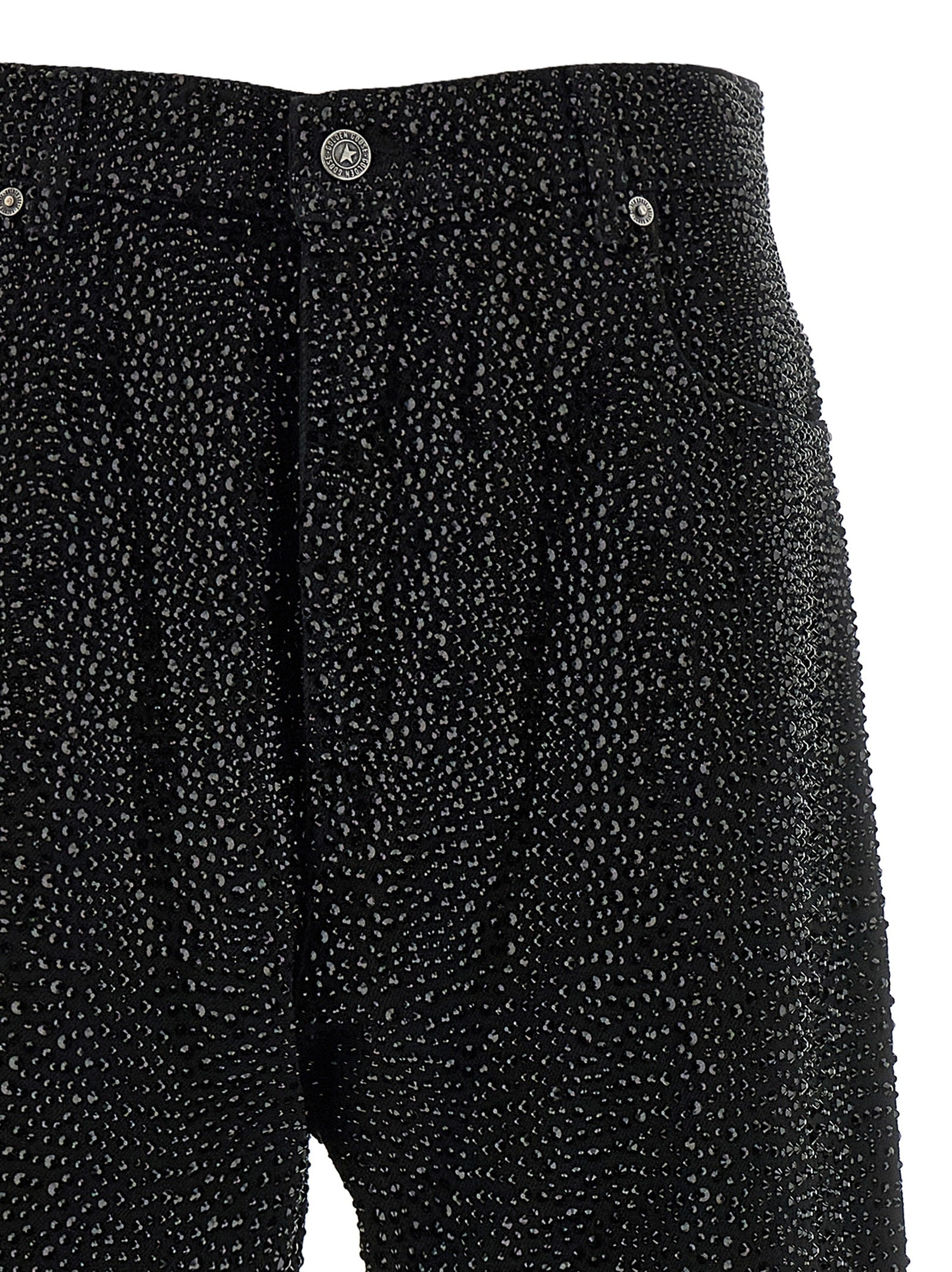 Golden Goose Black Cotton Jeans Denim Golden Goose