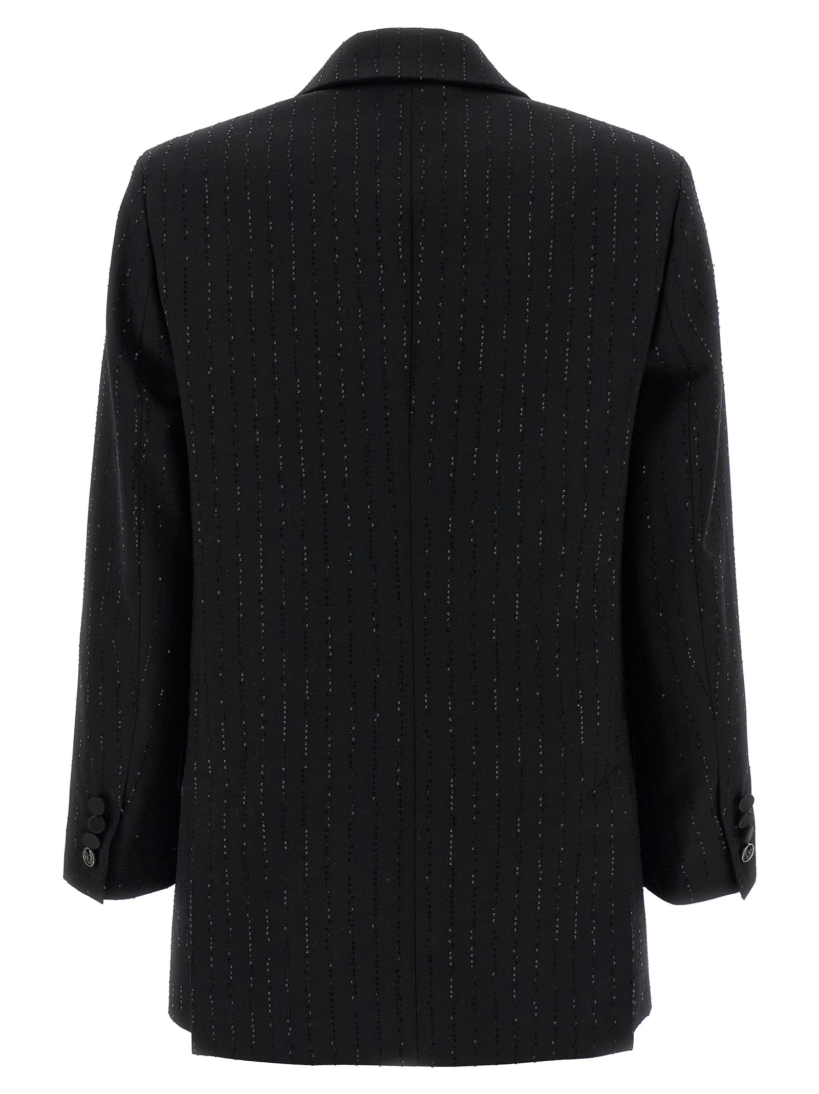 Max Mara Black Virgin Wool Blazer Max Mara