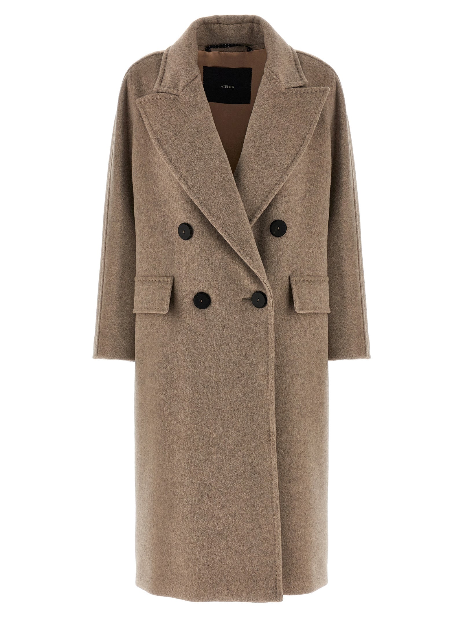 Max Mara Beige Cashmere Coat Max Mara