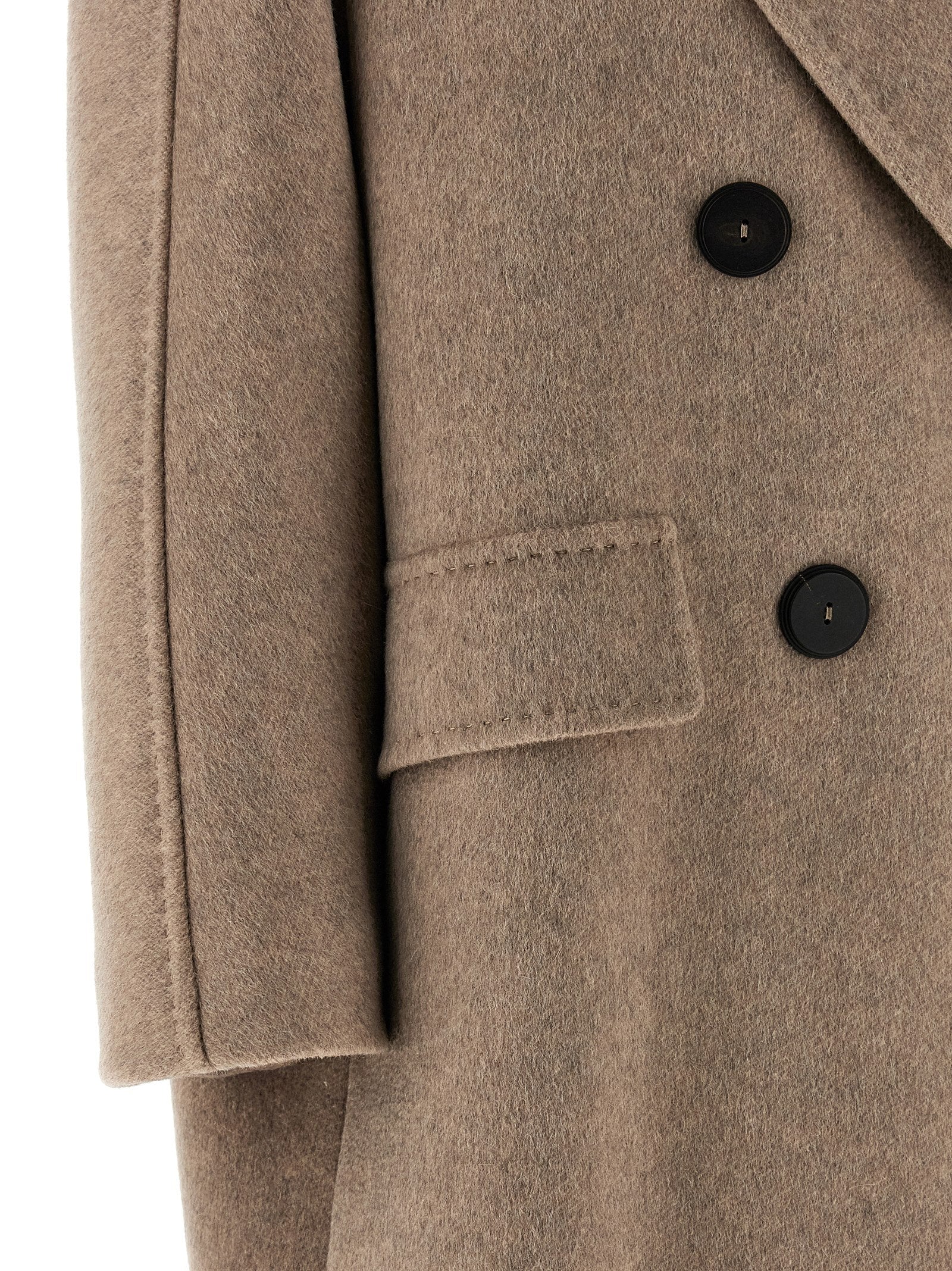 Max Mara Beige Cashmere Coat Max Mara