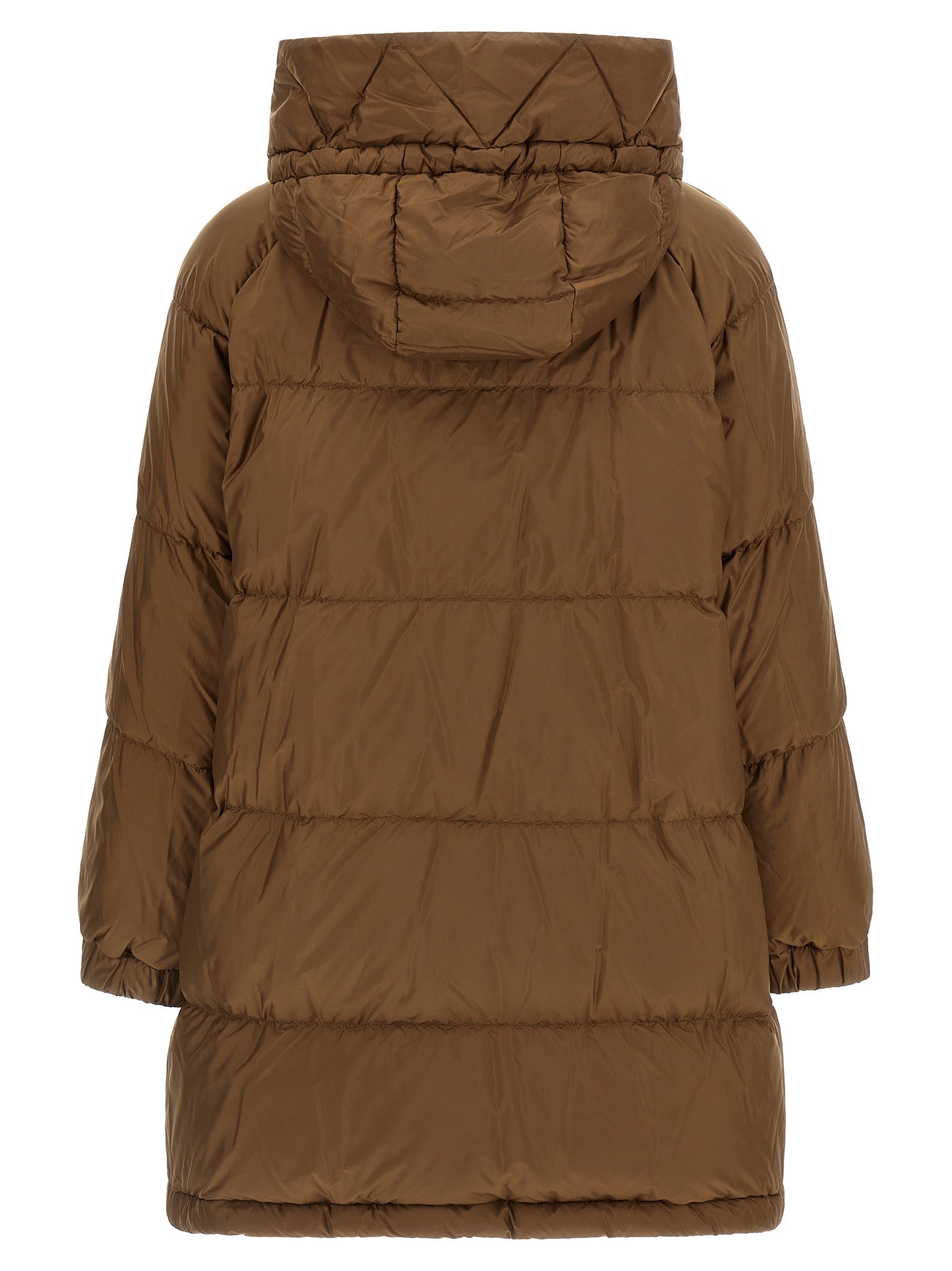 Max Mara Brown Polyester Parka Max Mara