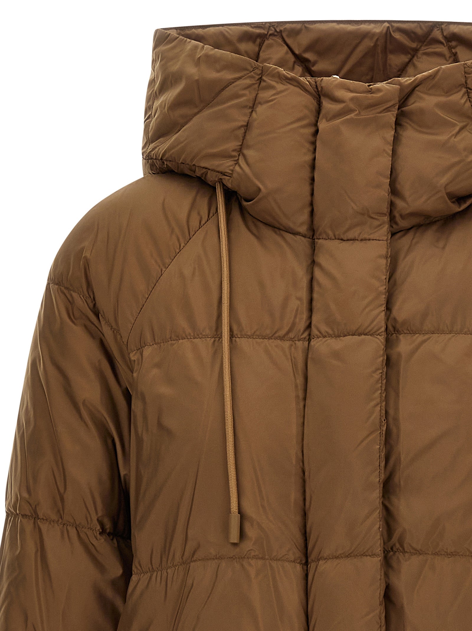 Max Mara Brown Polyester Parka Max Mara
