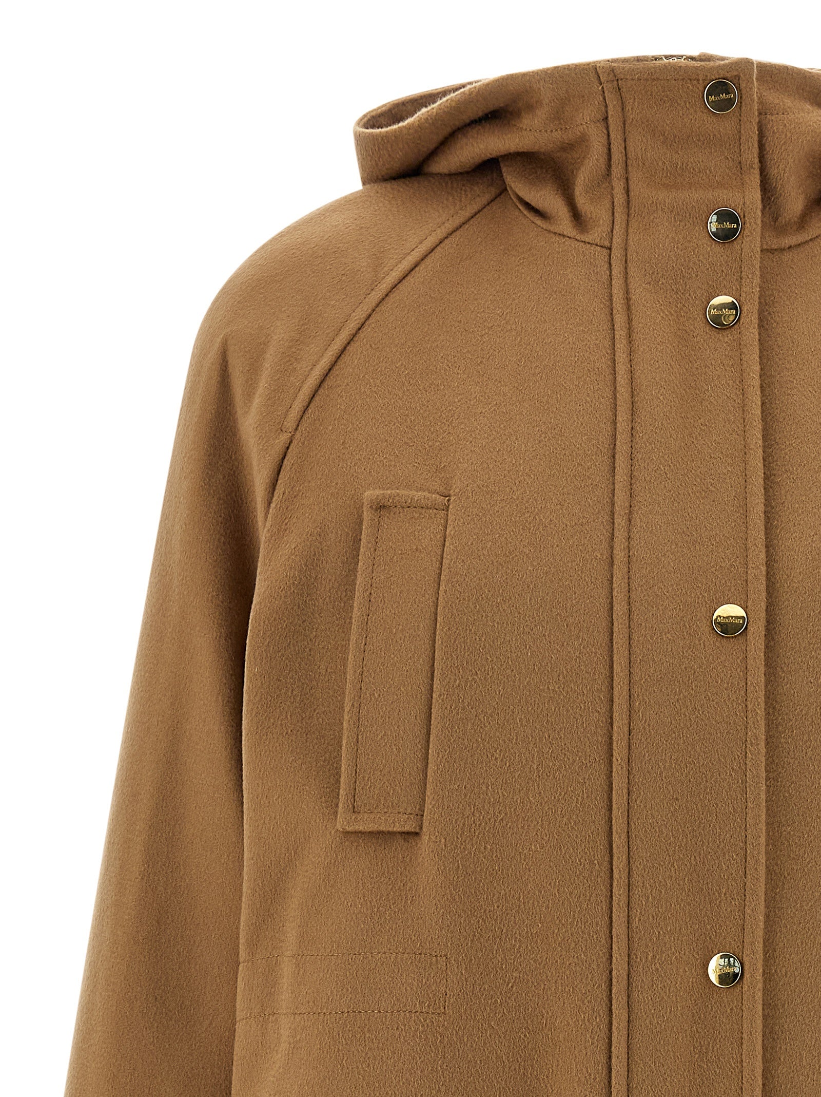 Max Mara Beige Polyamide Parka Max Mara