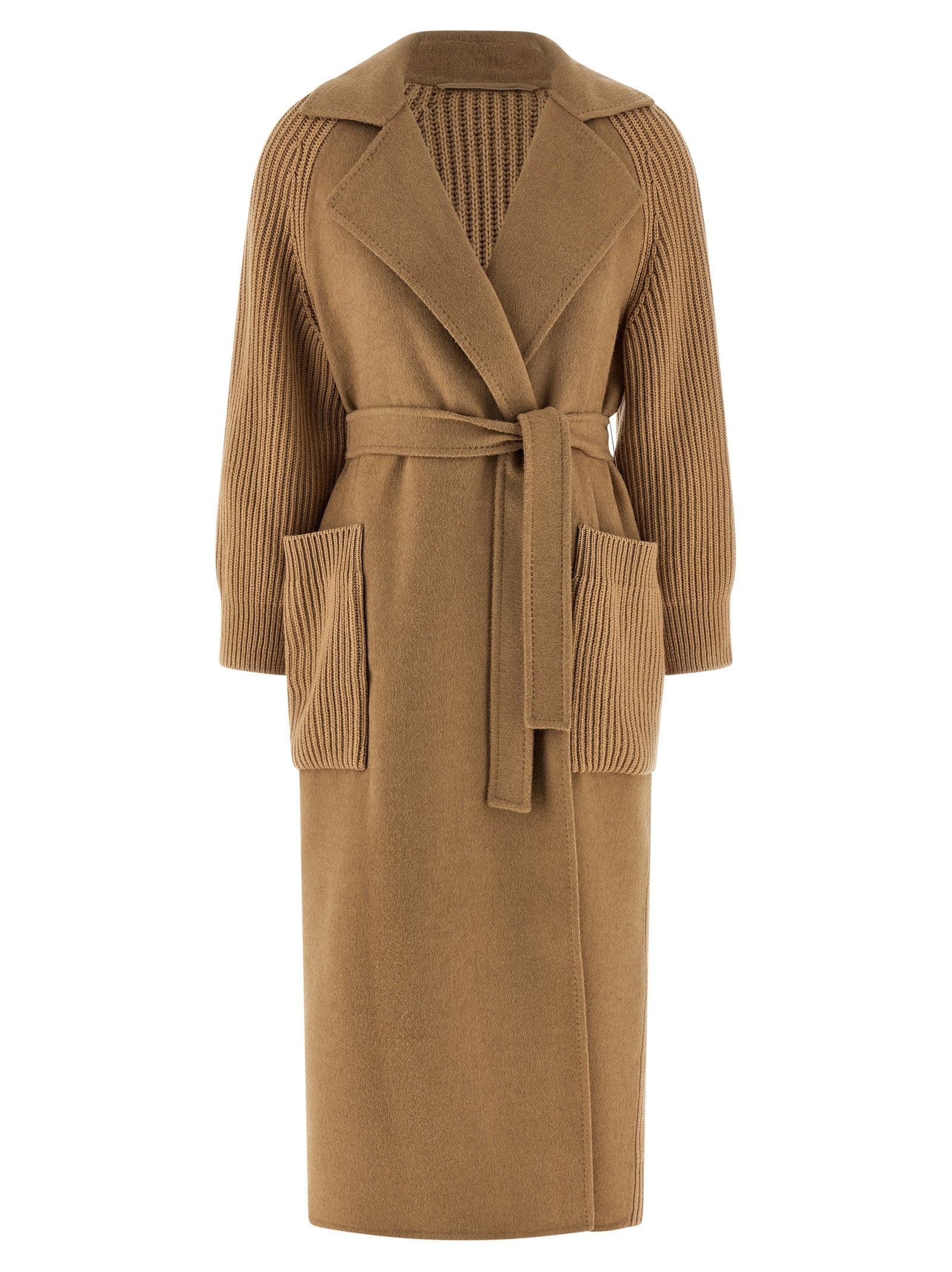 Max Mara Beige Wool Coat Max Mara