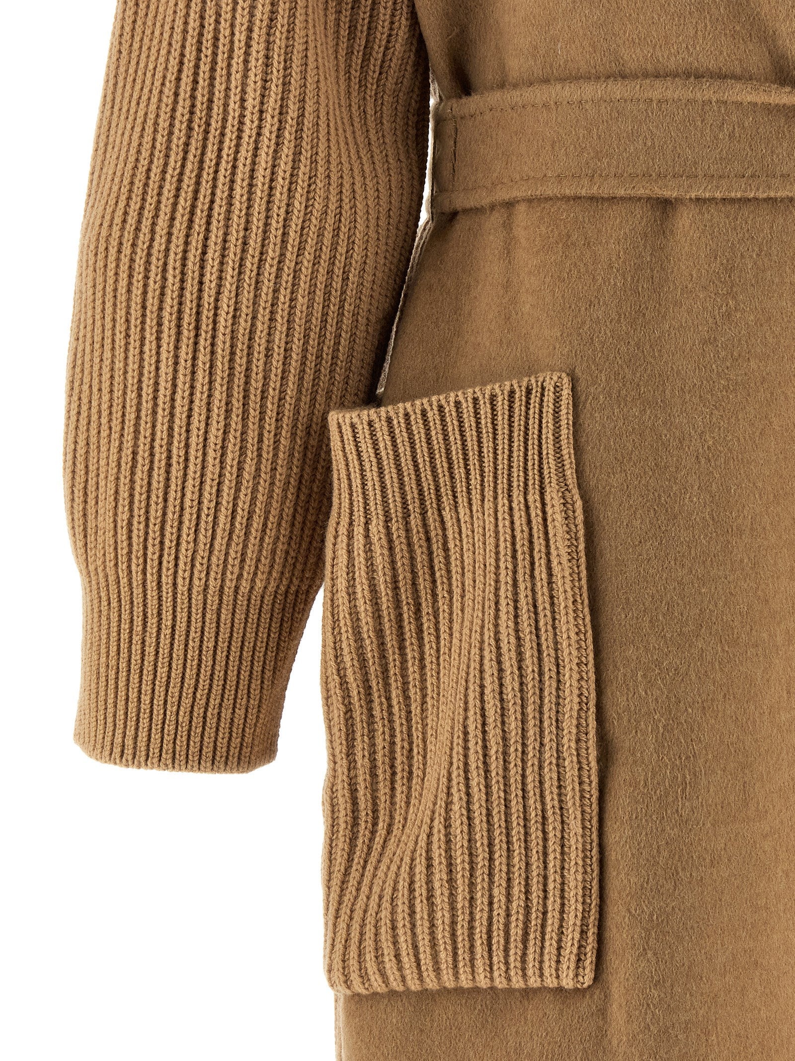 Max Mara Beige Wool Coat Max Mara