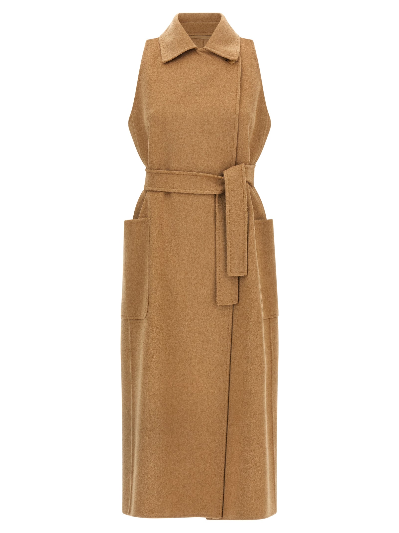 Max Mara Beige Wool Coat Max Mara