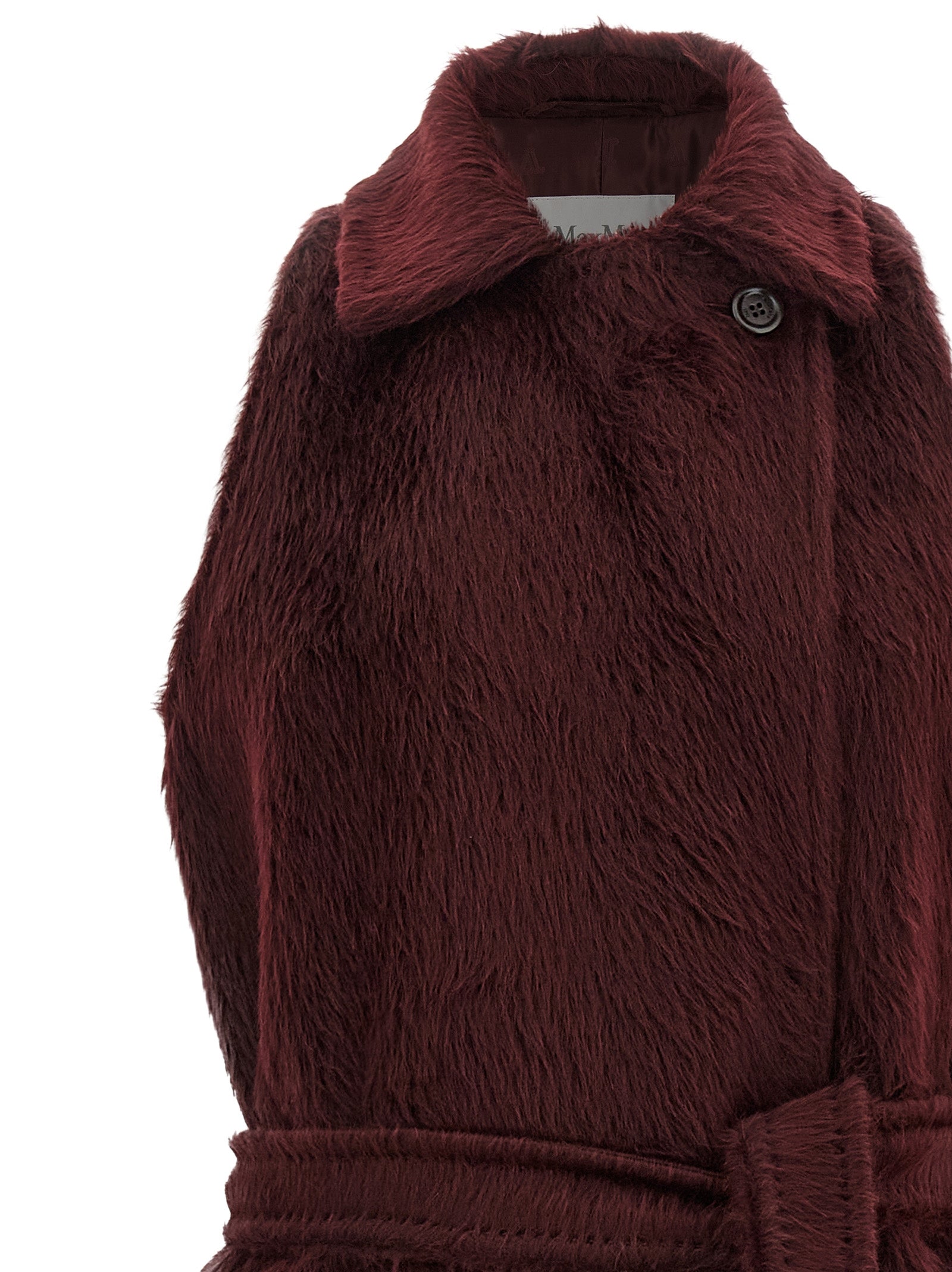 Max Mara Bordeaux Wool Coat Max Mara