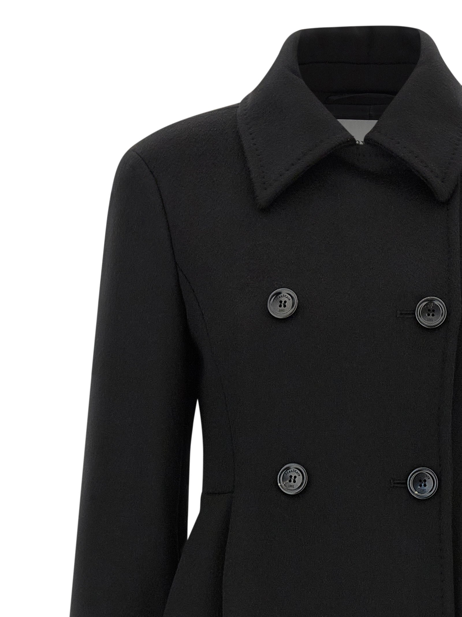 Max Mara Black Wool Coat Max Mara