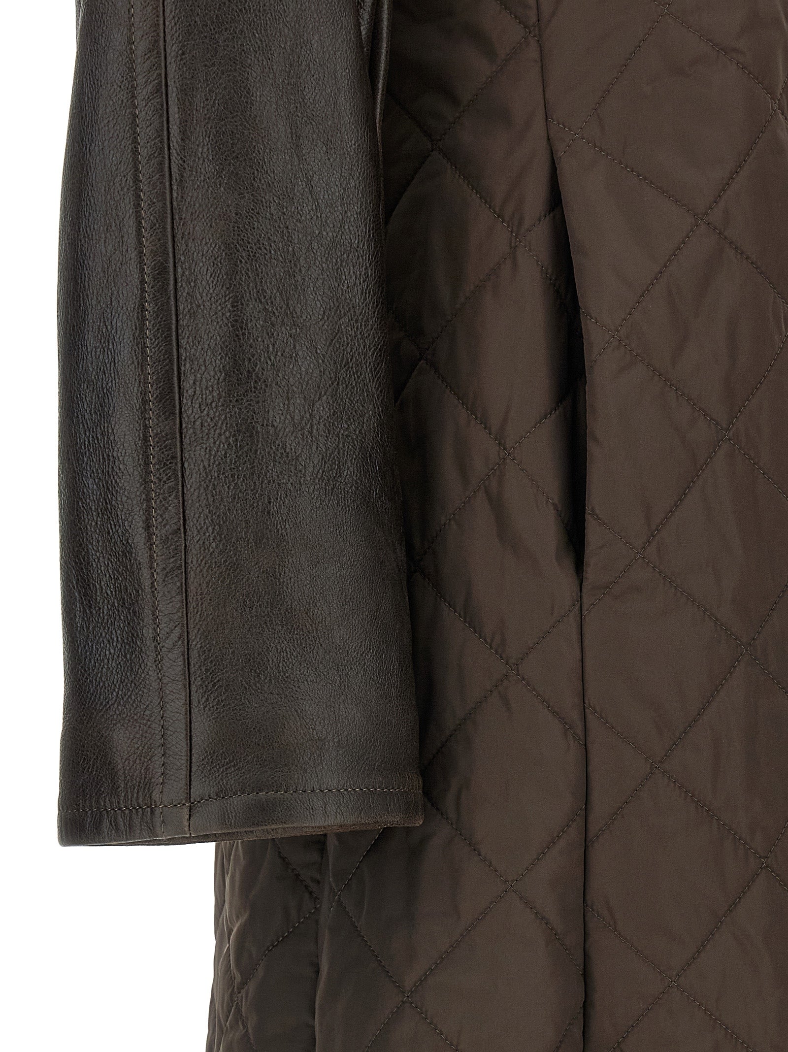 Max Mara Brown Polyamide Coat Max Mara