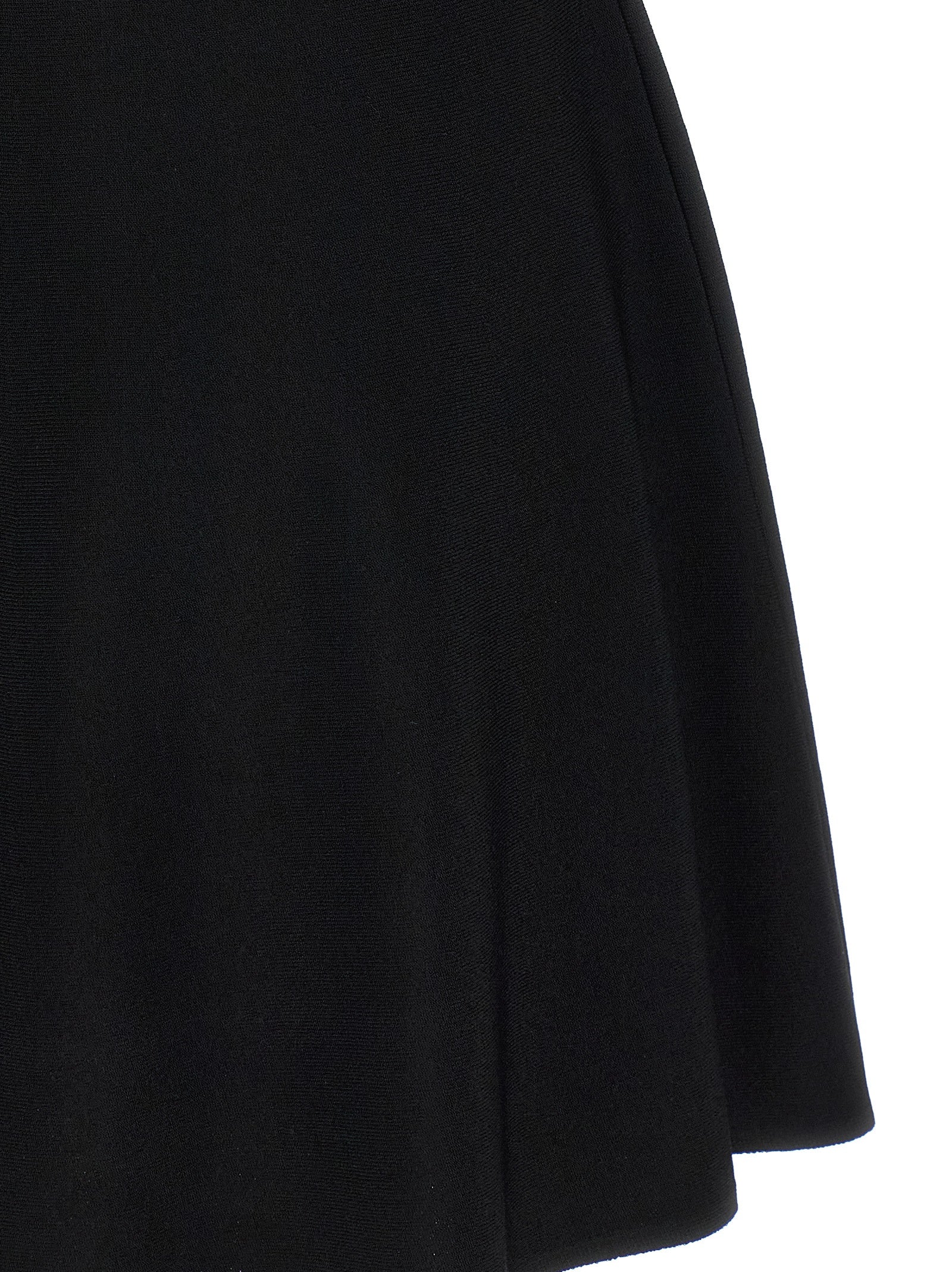 Valentino Garavani Black Viscose Short Dress Valentino Garavani