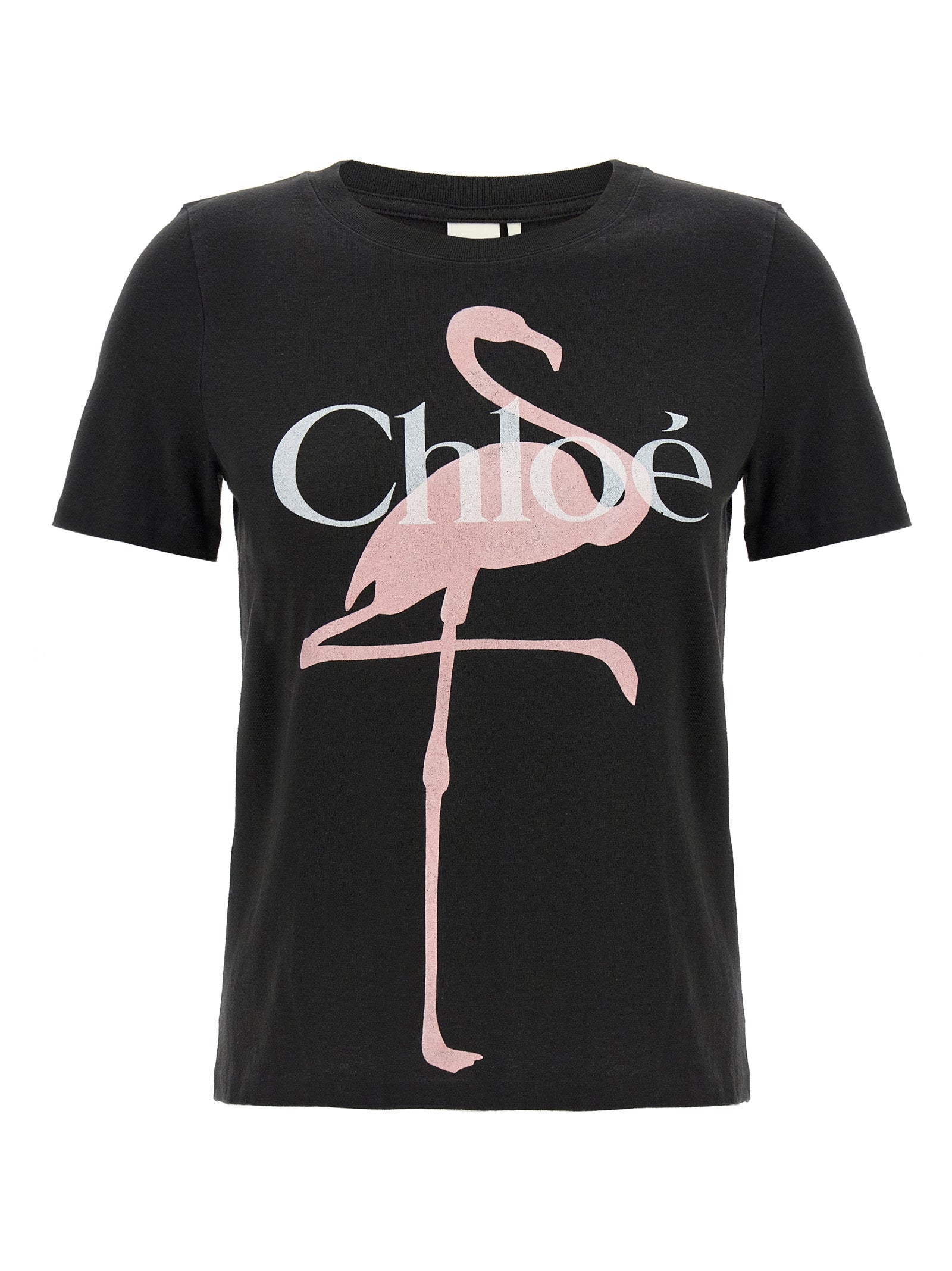 Chloé Black Cotton T-Shirt Chloé