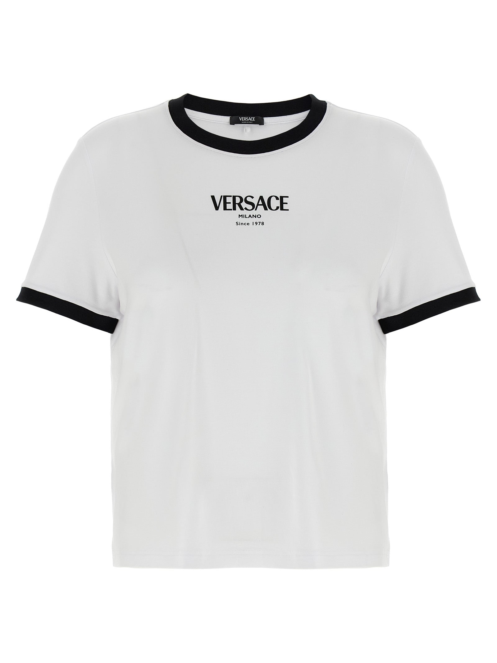 Versace Bicolor Viscose T-Shirt Versace
