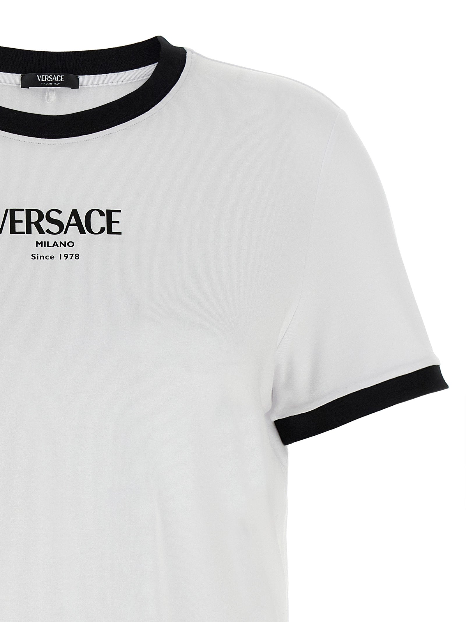 Versace Bicolor Viscose T-Shirt Versace