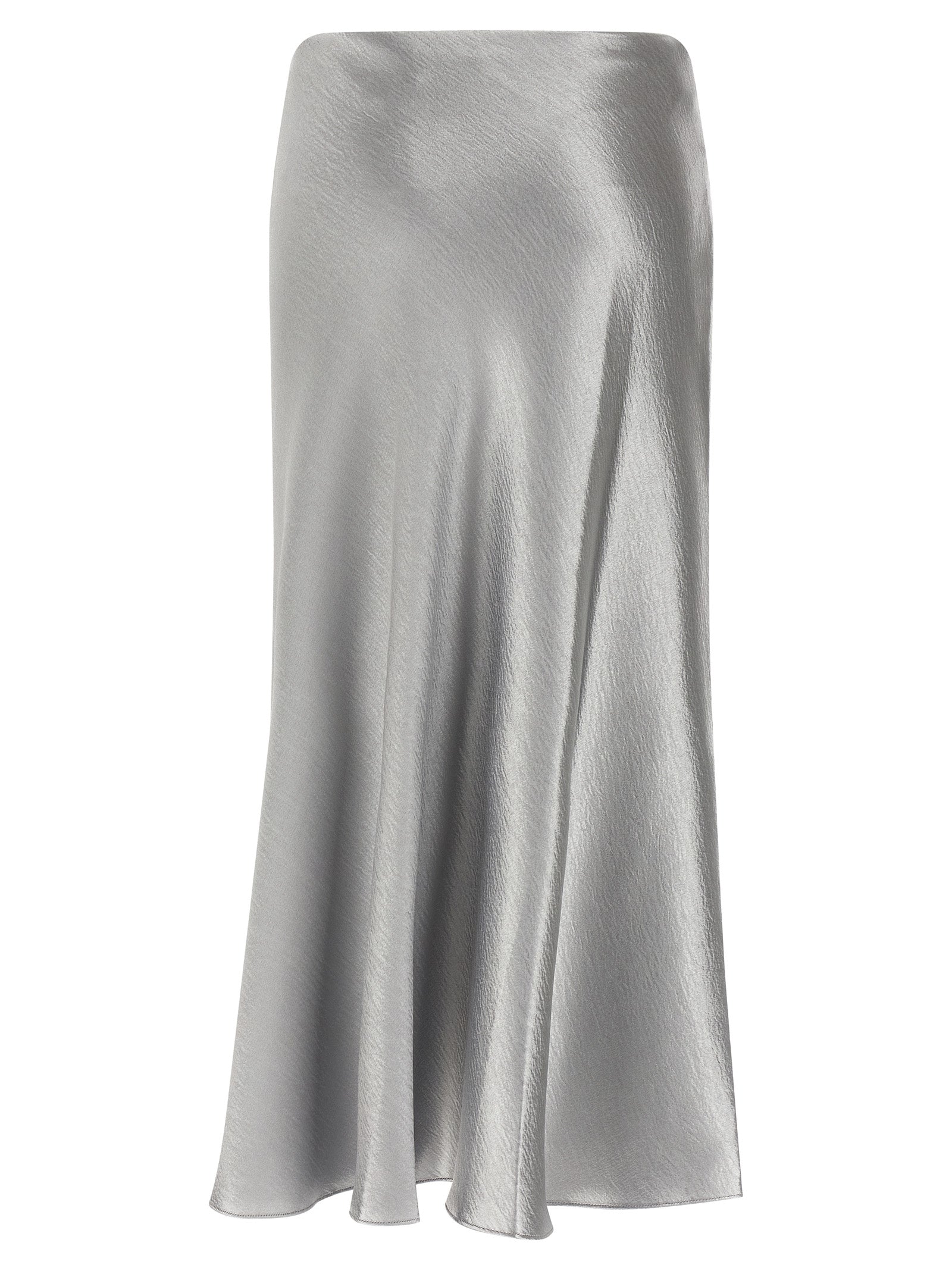 Tory Burch Gray Polyester Midi Skirt Tory Burch