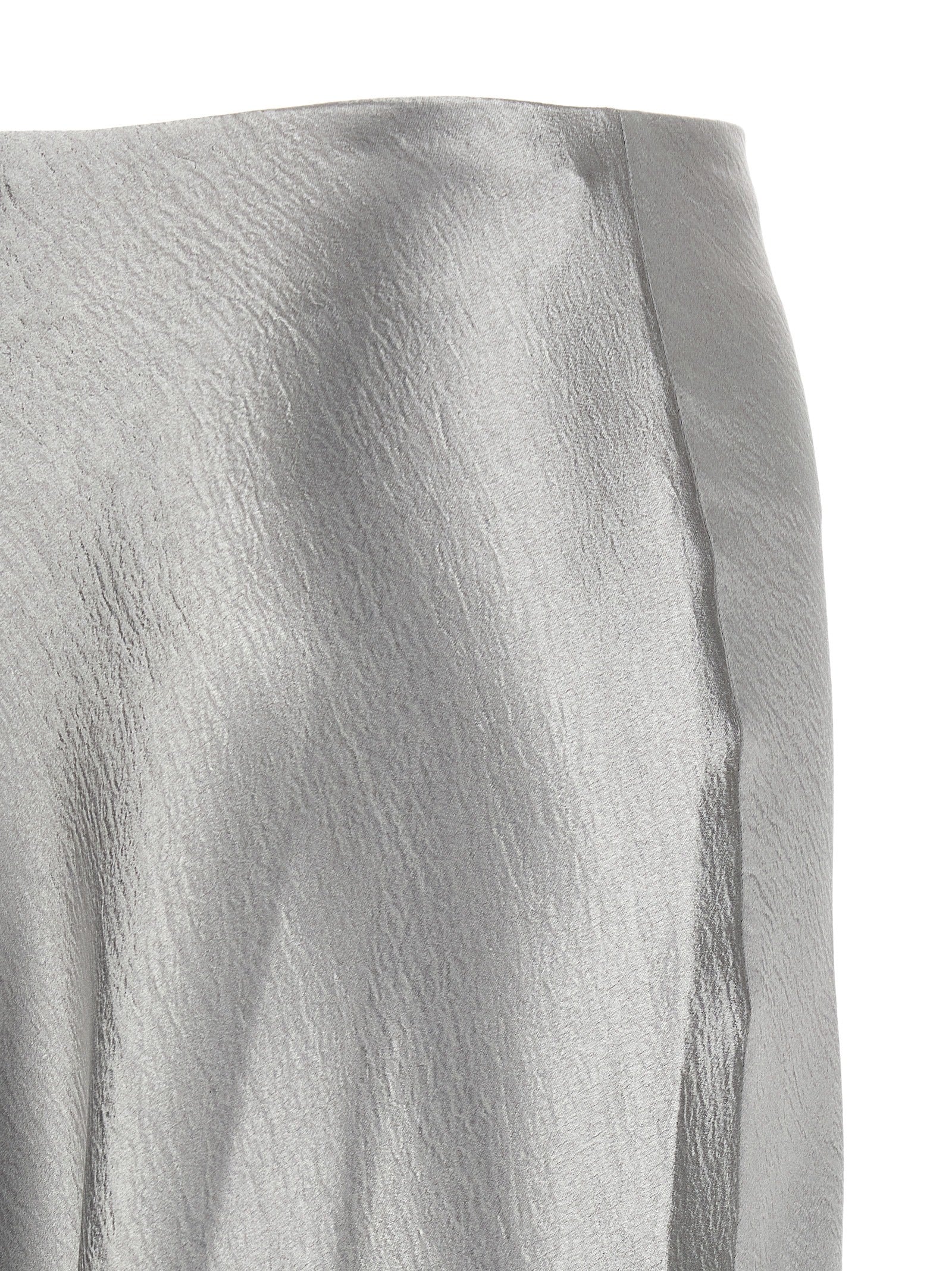 Tory Burch Gray Polyester Midi Skirt Tory Burch