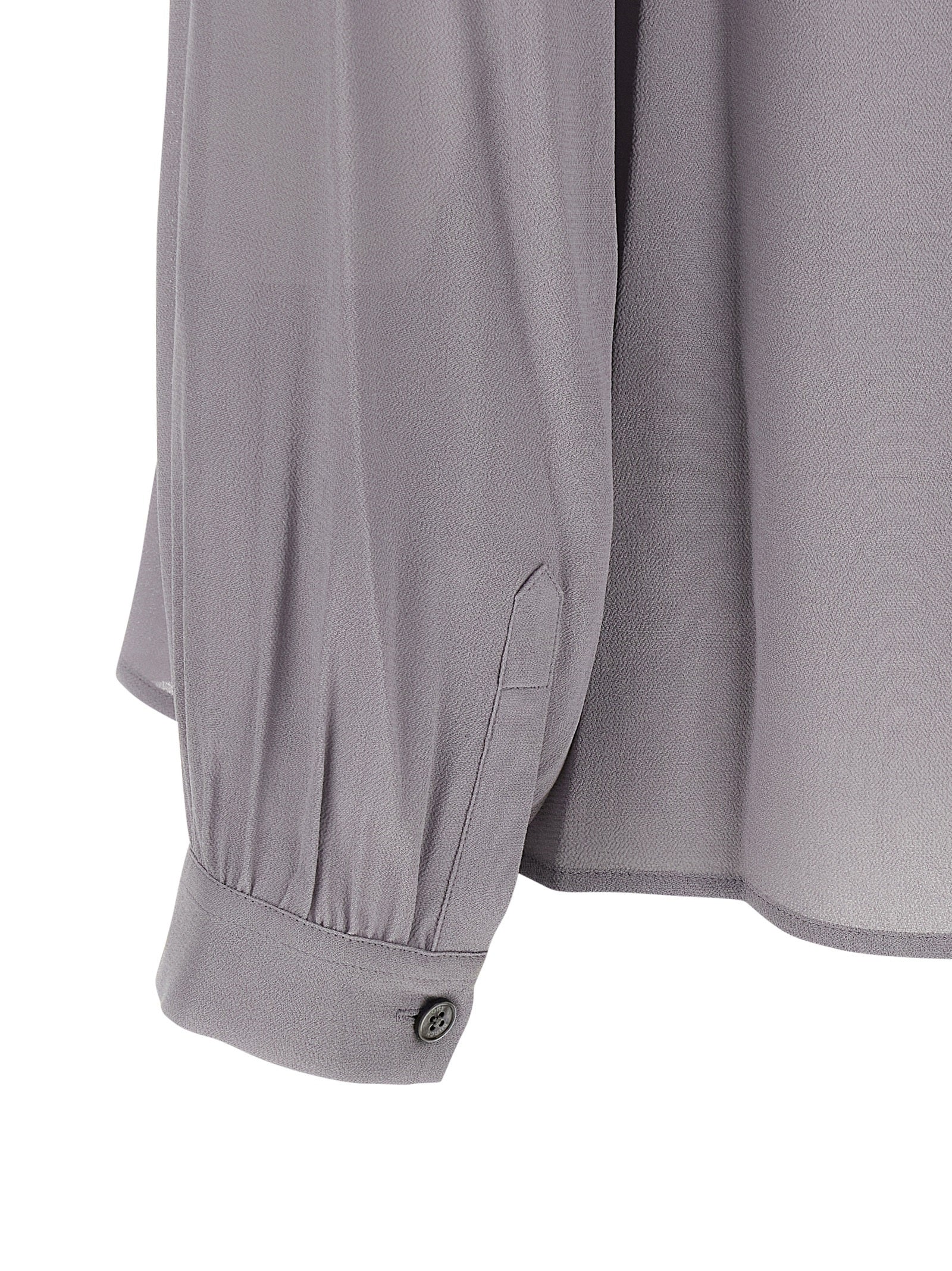 Tory Burch Gray Viscose Blouse Tory Burch