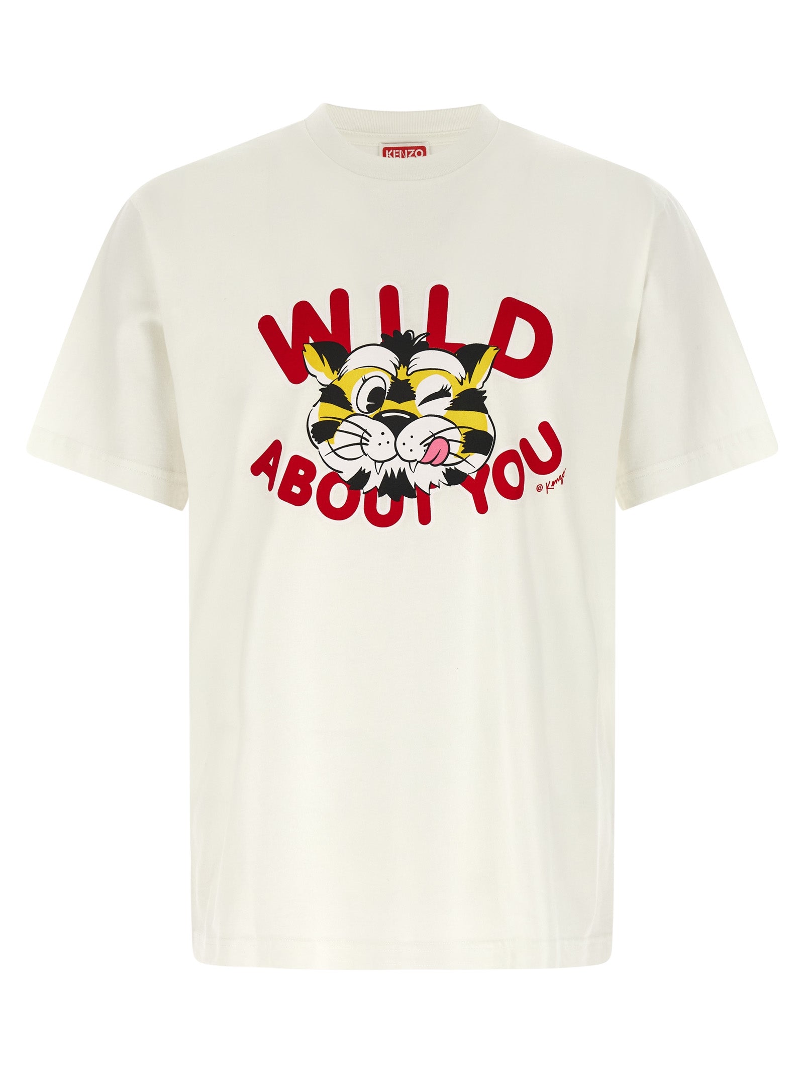 Kenzo White Cotton T-Shirt Kenzo