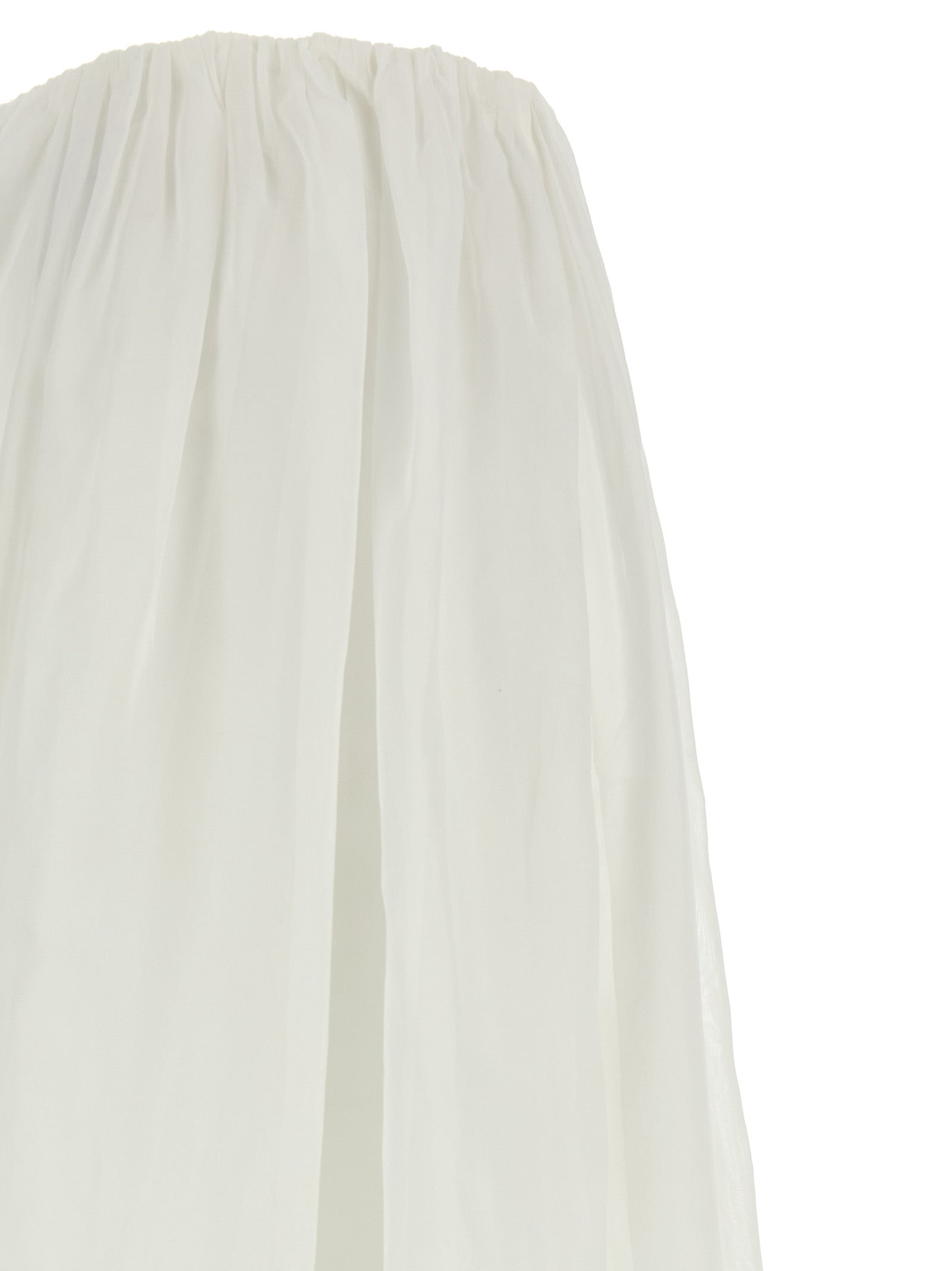 Brunello Cucinelli White Cotton Mini Skirt Brunello Cucinelli