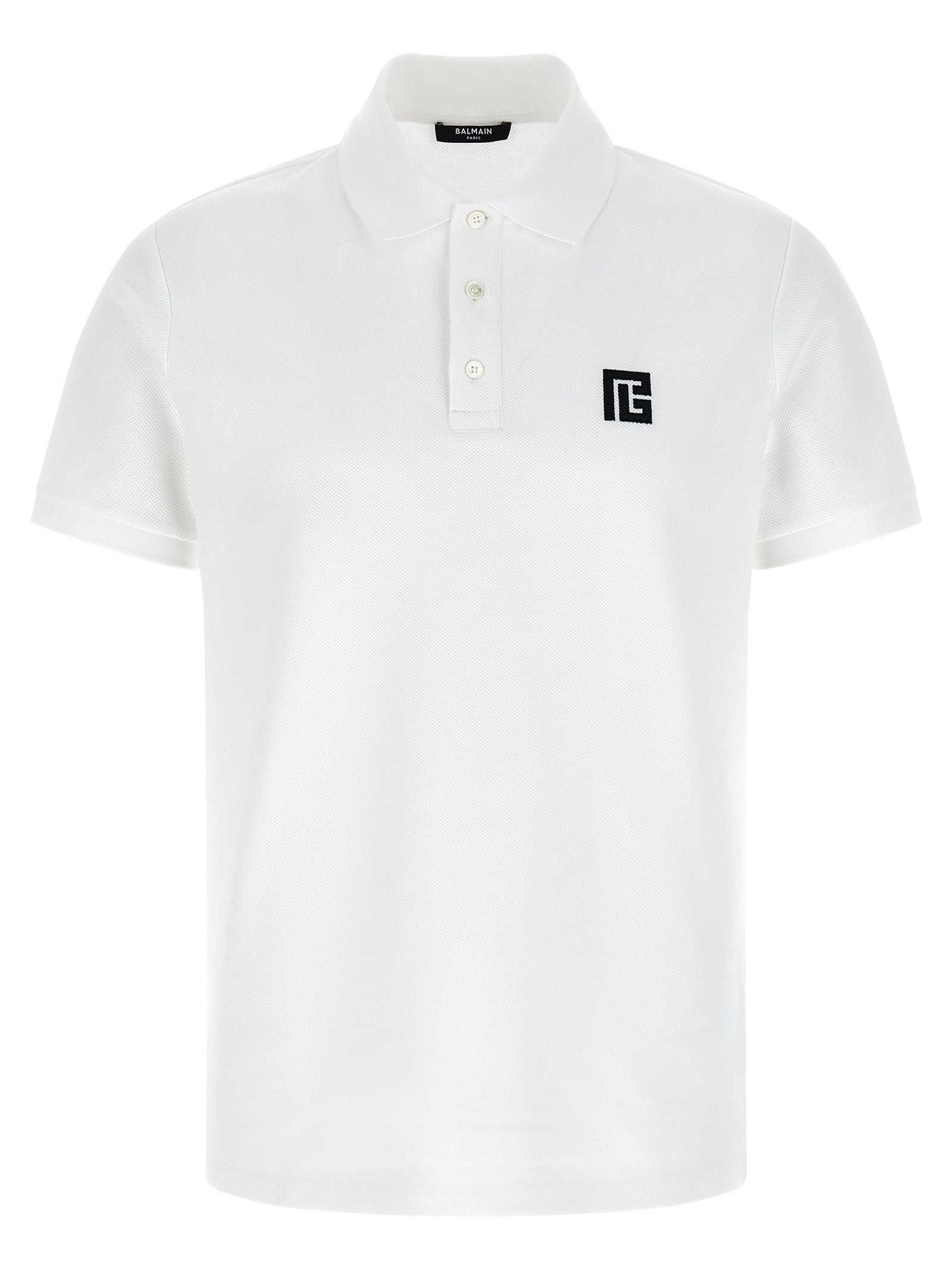 Balmain Bicolor Cotton Polo Shirt Balmain