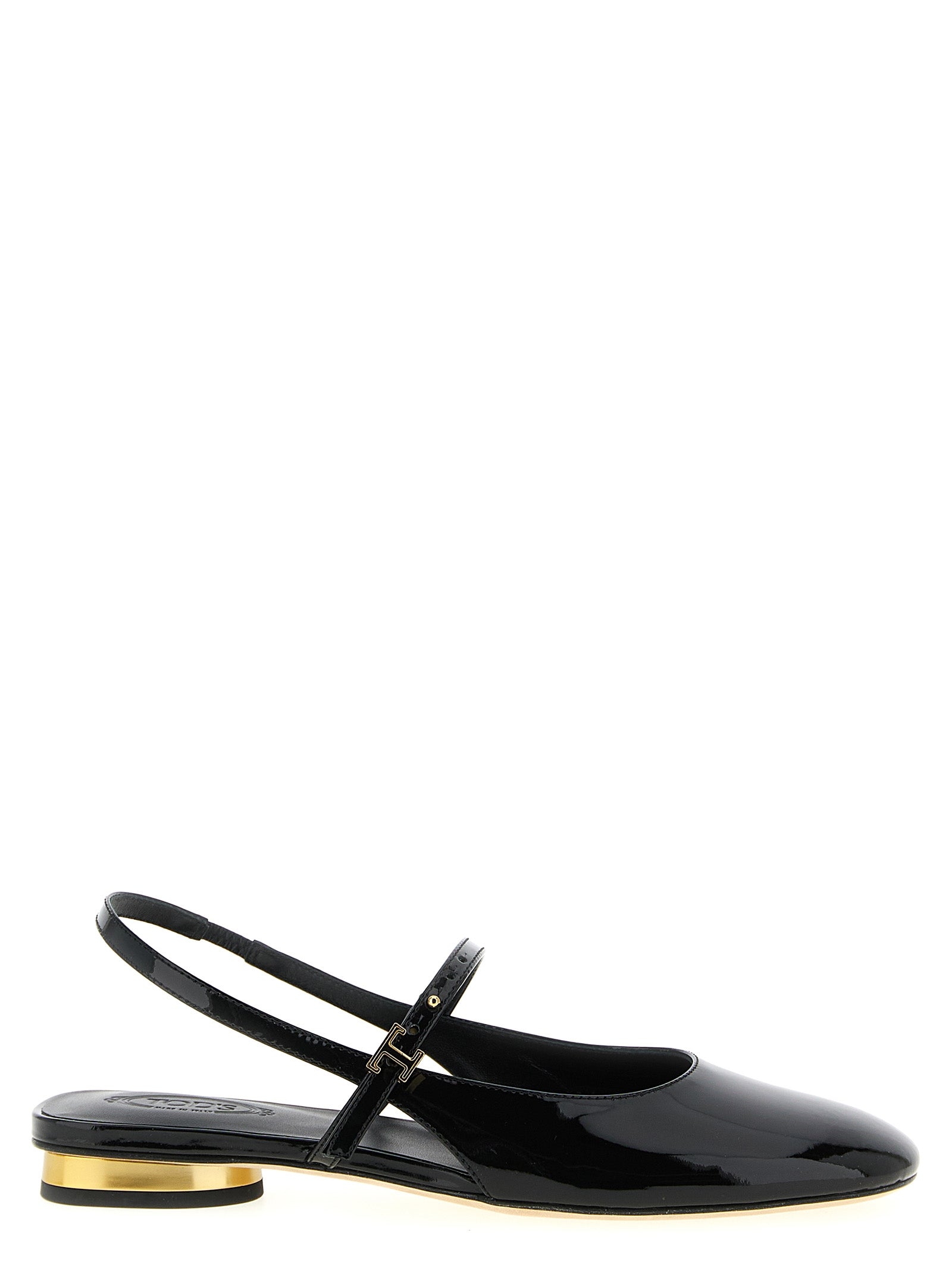 Tod's Black Calfskin Ballet Flats Tod's