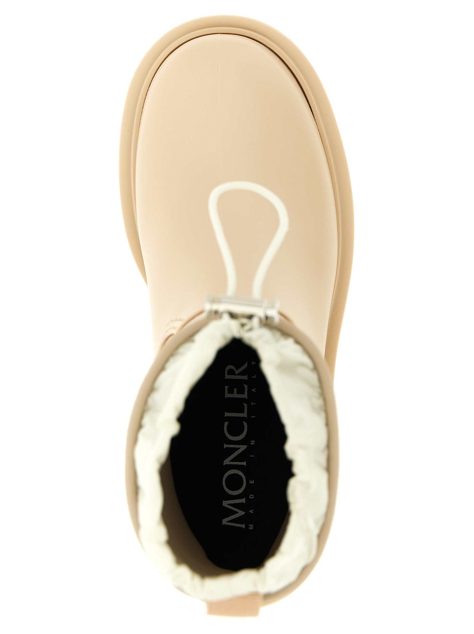Moncler Beige Pvc Ankle Boots Moncler