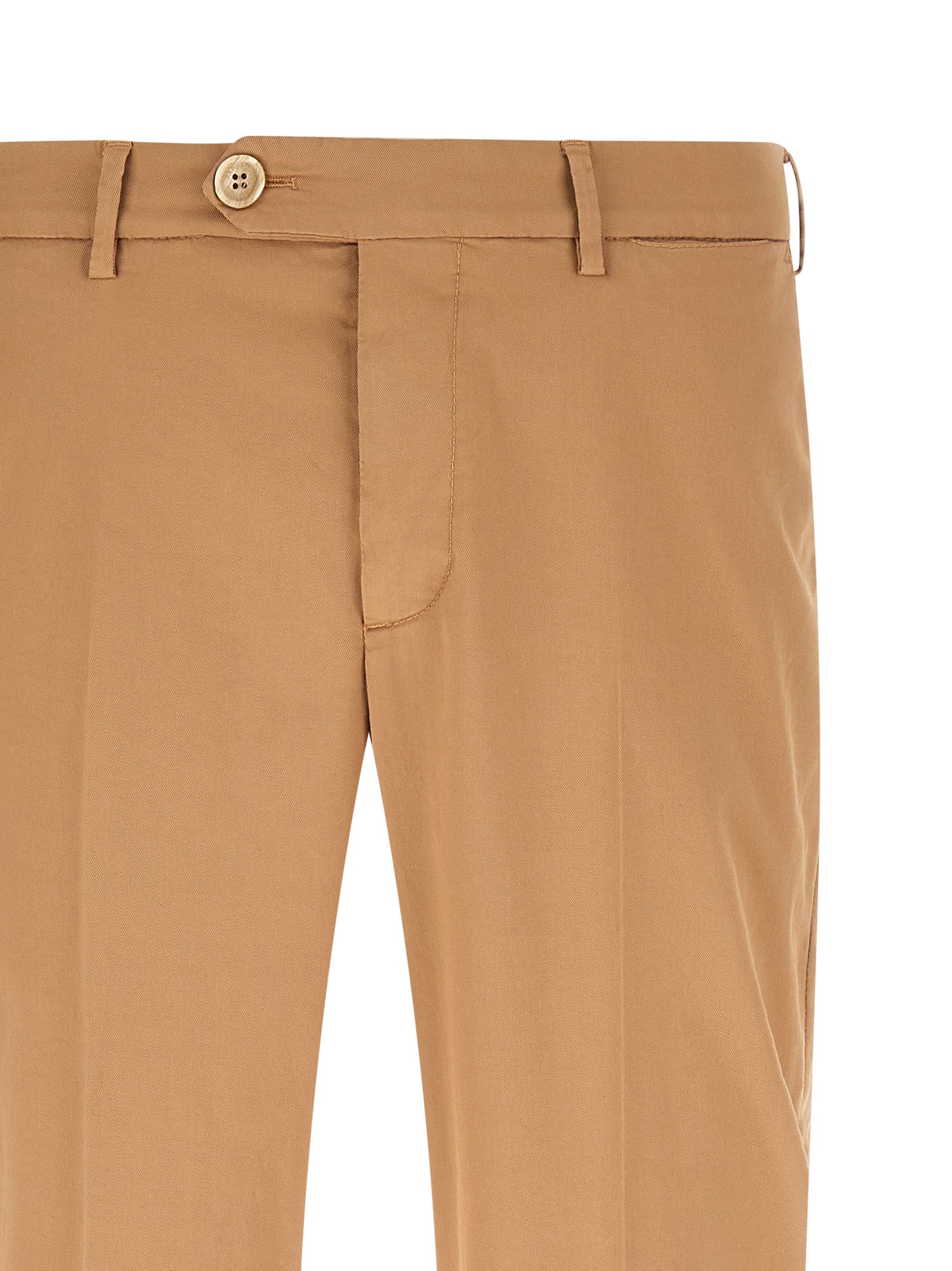 Brunello Cucinelli Beige Cotton Casual Pants Brunello Cucinelli