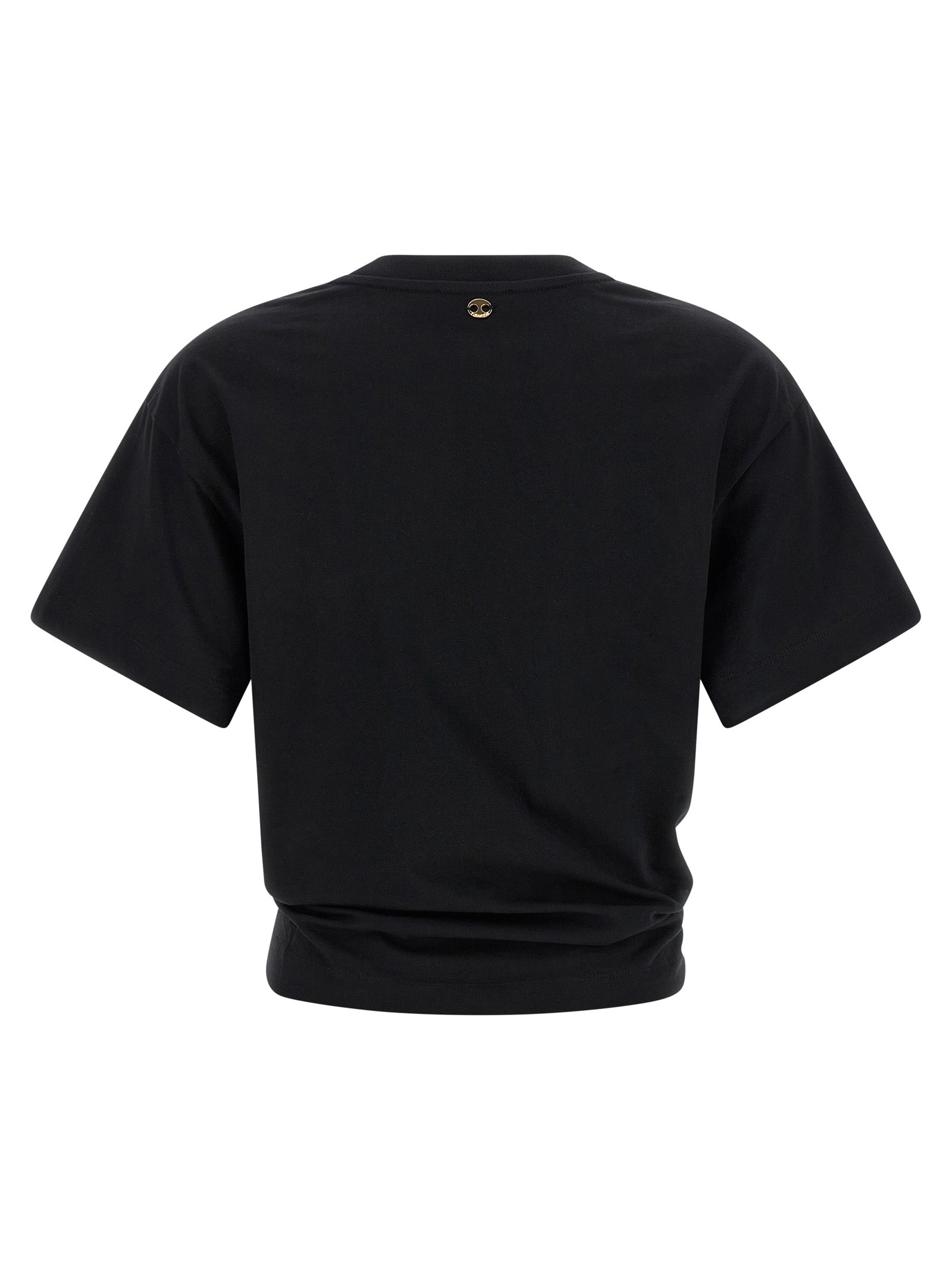 Paco Rabanne Black Cotton T-Shirt Paco Rabanne