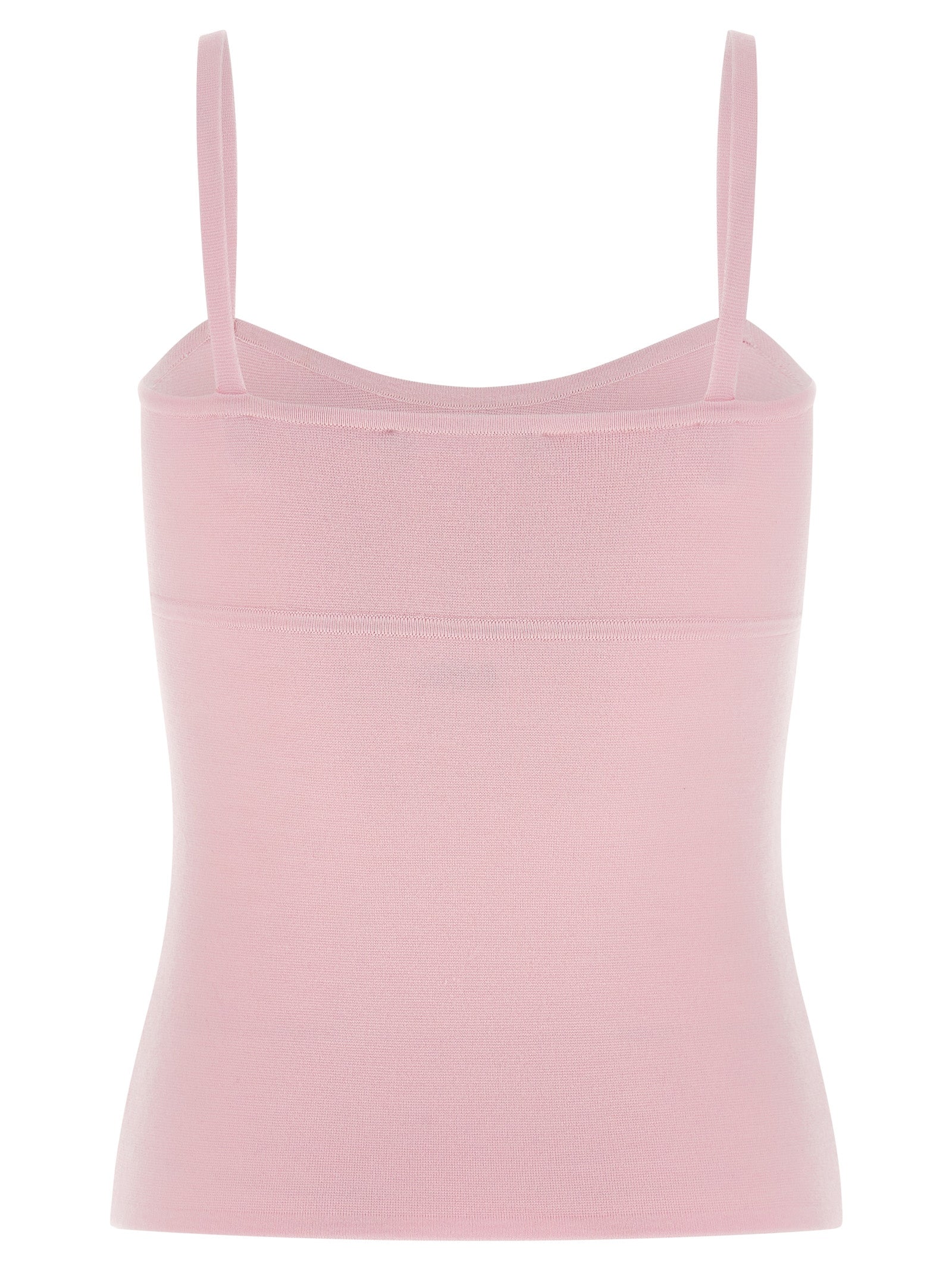Max Mara Multicolor Virgin Wool Sleeveles T-Shirt Max Mara