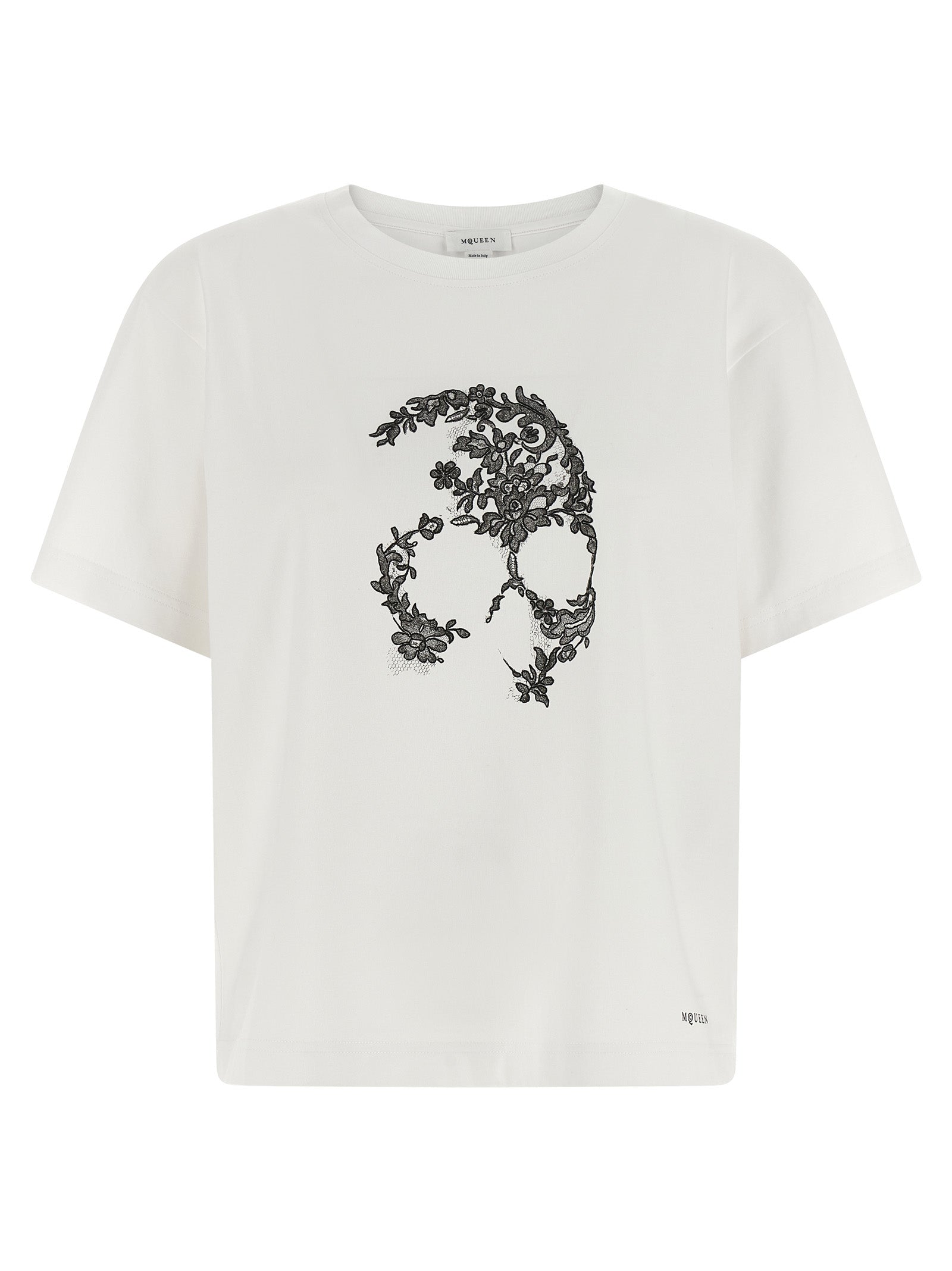 Alexander McQueen Bicolor Cotton T-Shirt Alexander McQueen