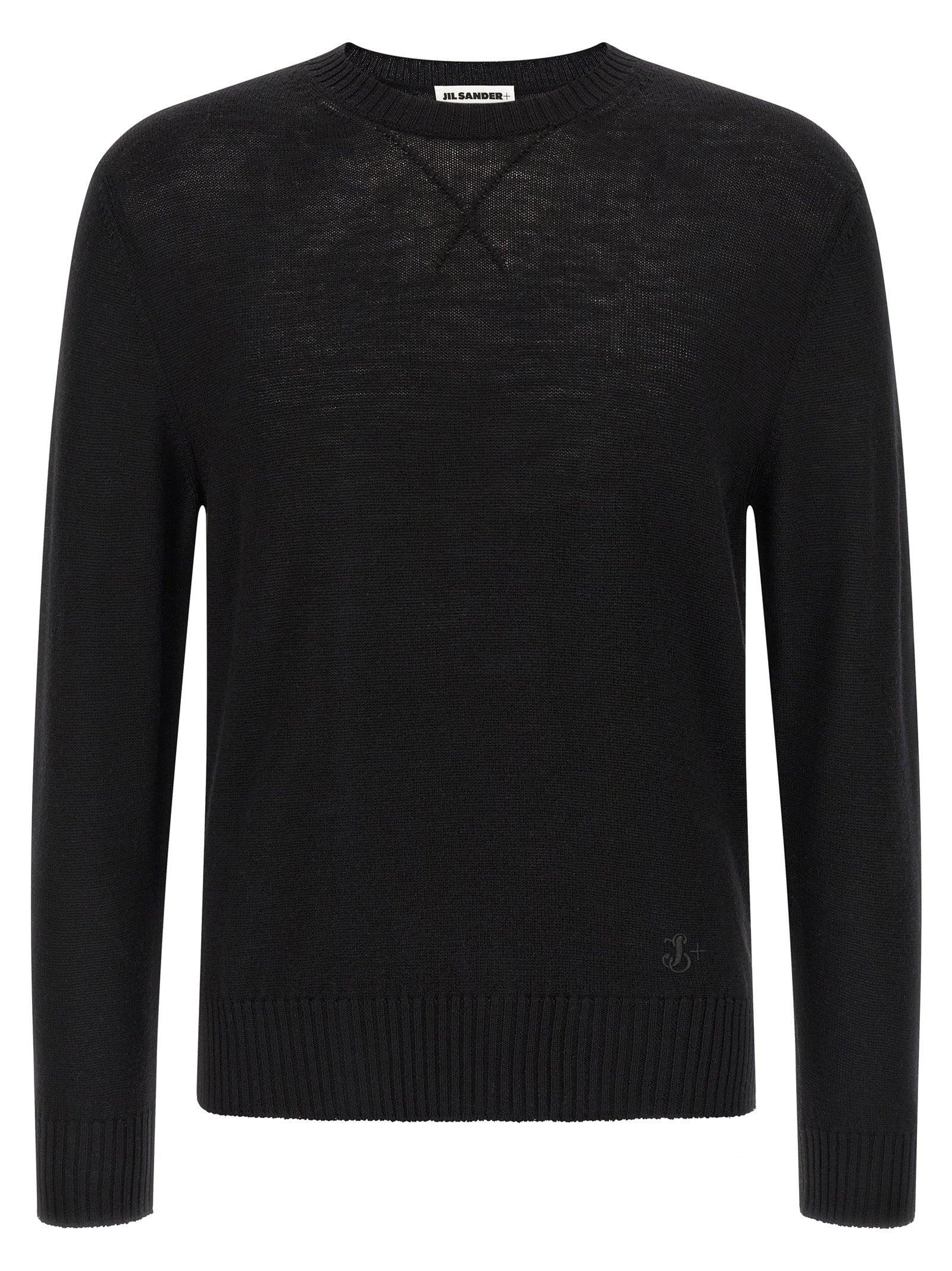Jil Sander Black Virgin Wool Cardigan Jil Sander