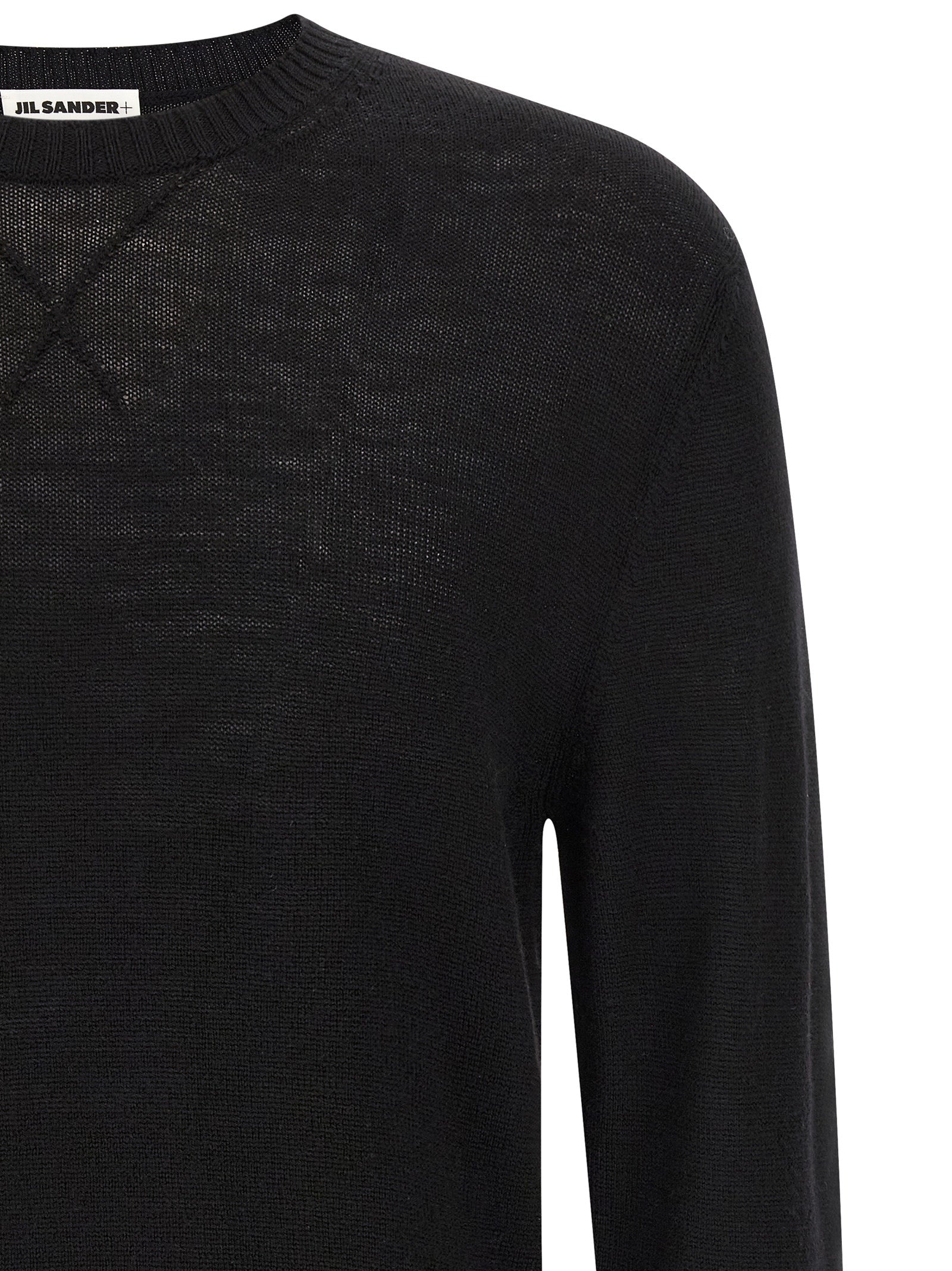 Jil Sander Black Virgin Wool Cardigan Jil Sander