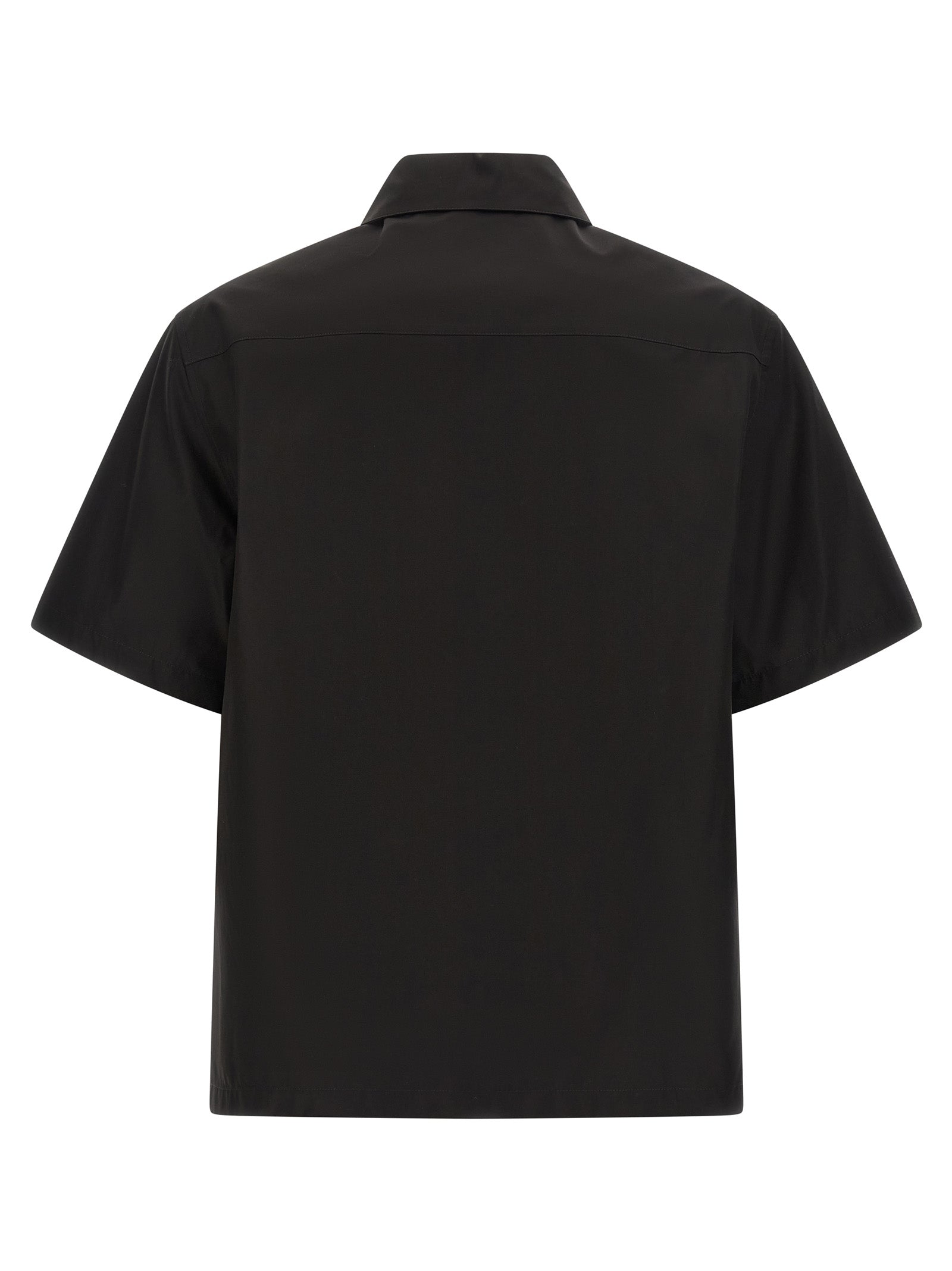 Jil Sander Black Cotton Blouse Jil Sander
