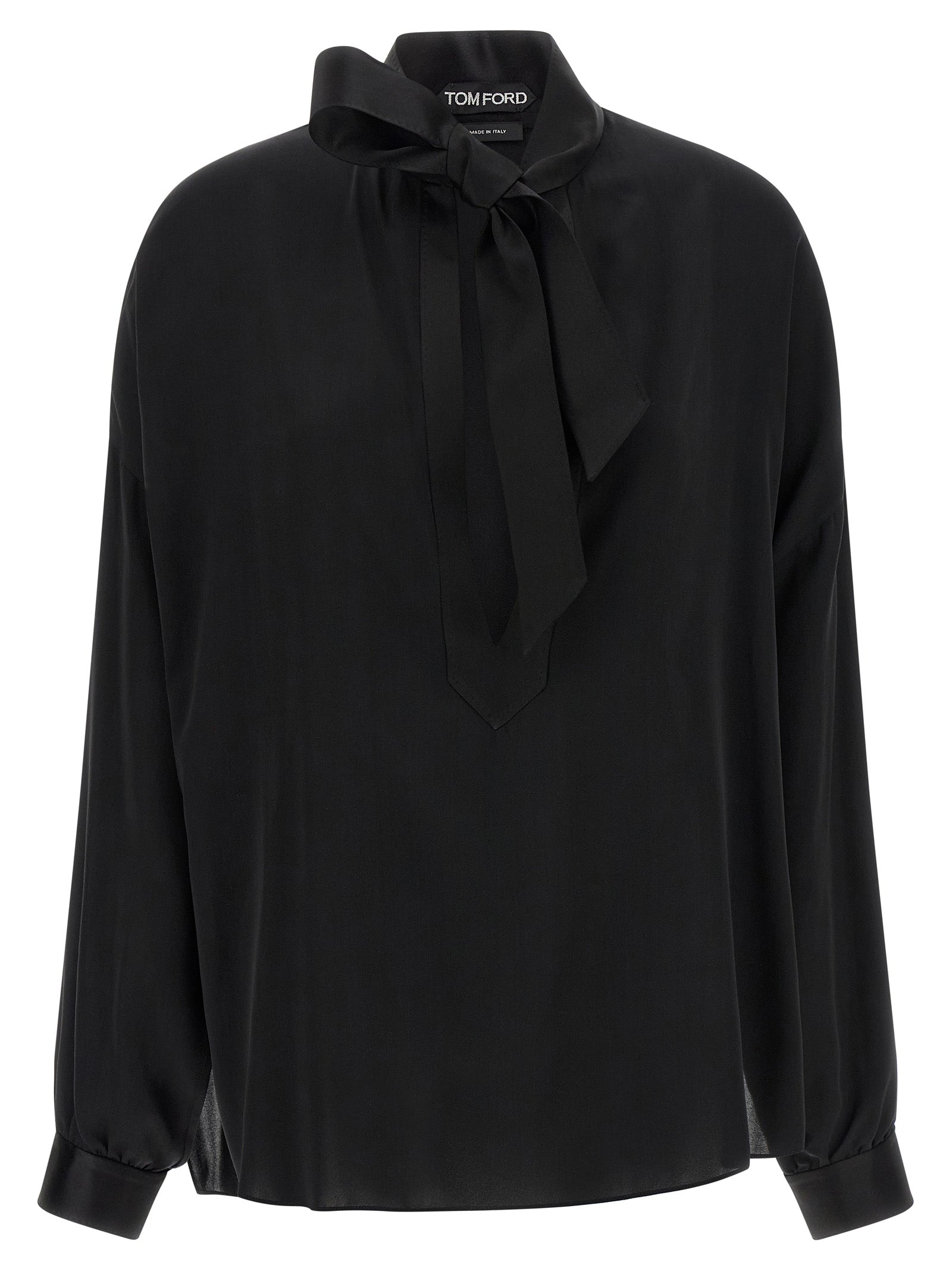 Tom Ford Black Silk Blouse Tom Ford