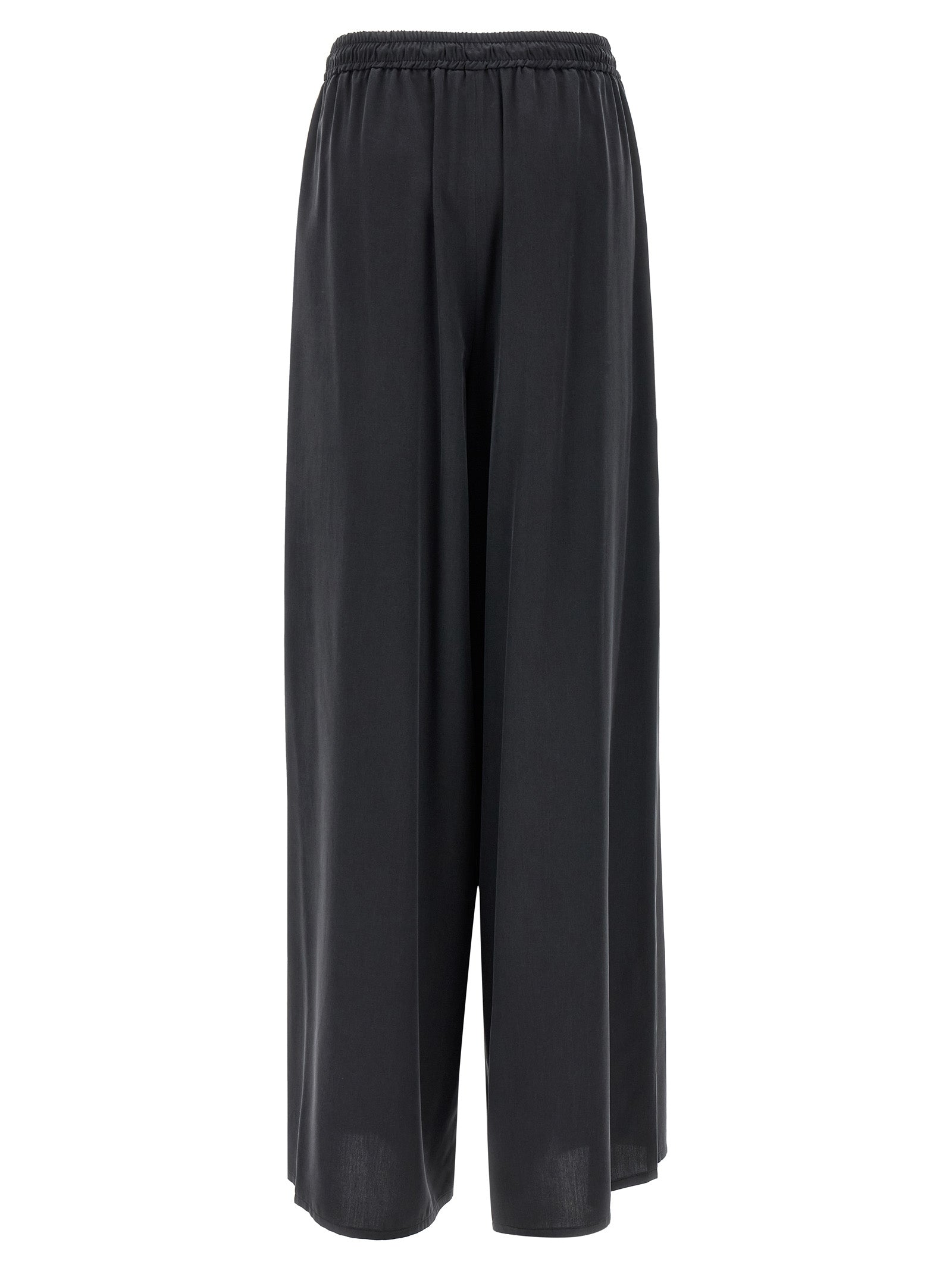 Max Mara Blue Silk Casual Pants Max Mara