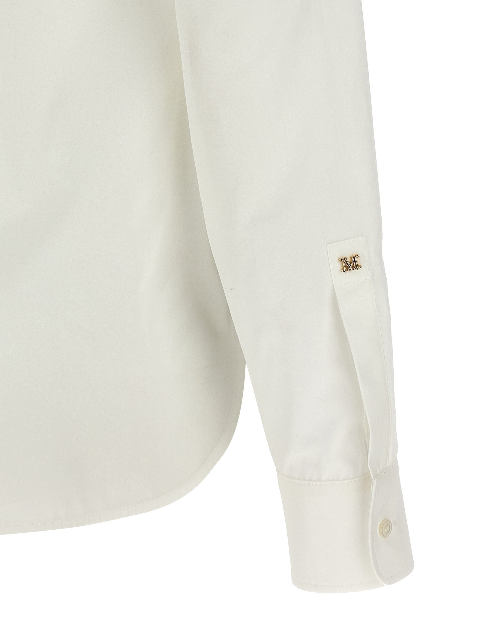 Max Mara White Cotton Blouse Max Mara