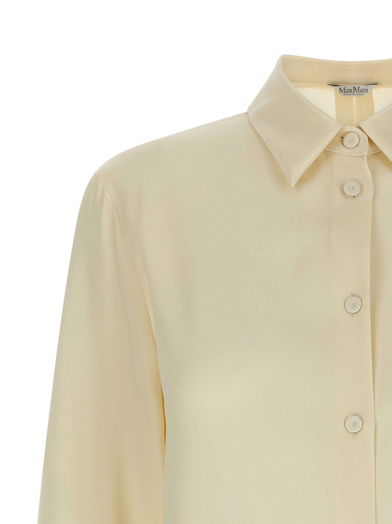 Max Mara White Silk Blouse Max Mara
