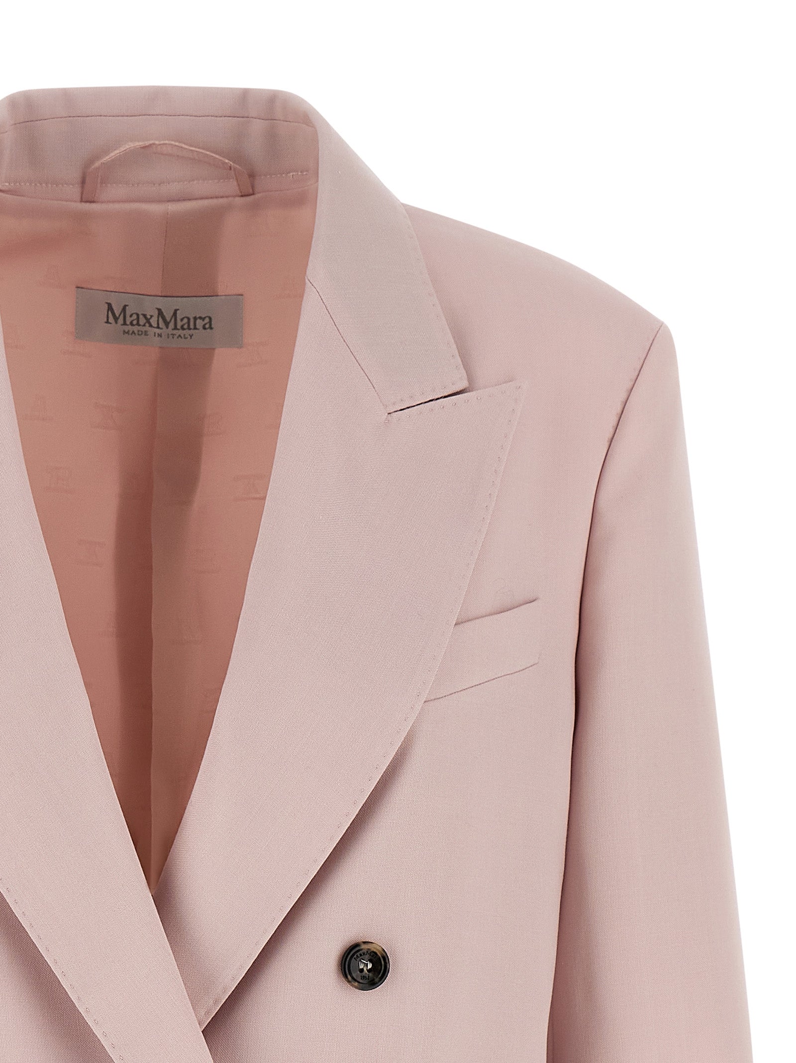 Max Mara Multicolor Virgin Wool Blazer Max Mara