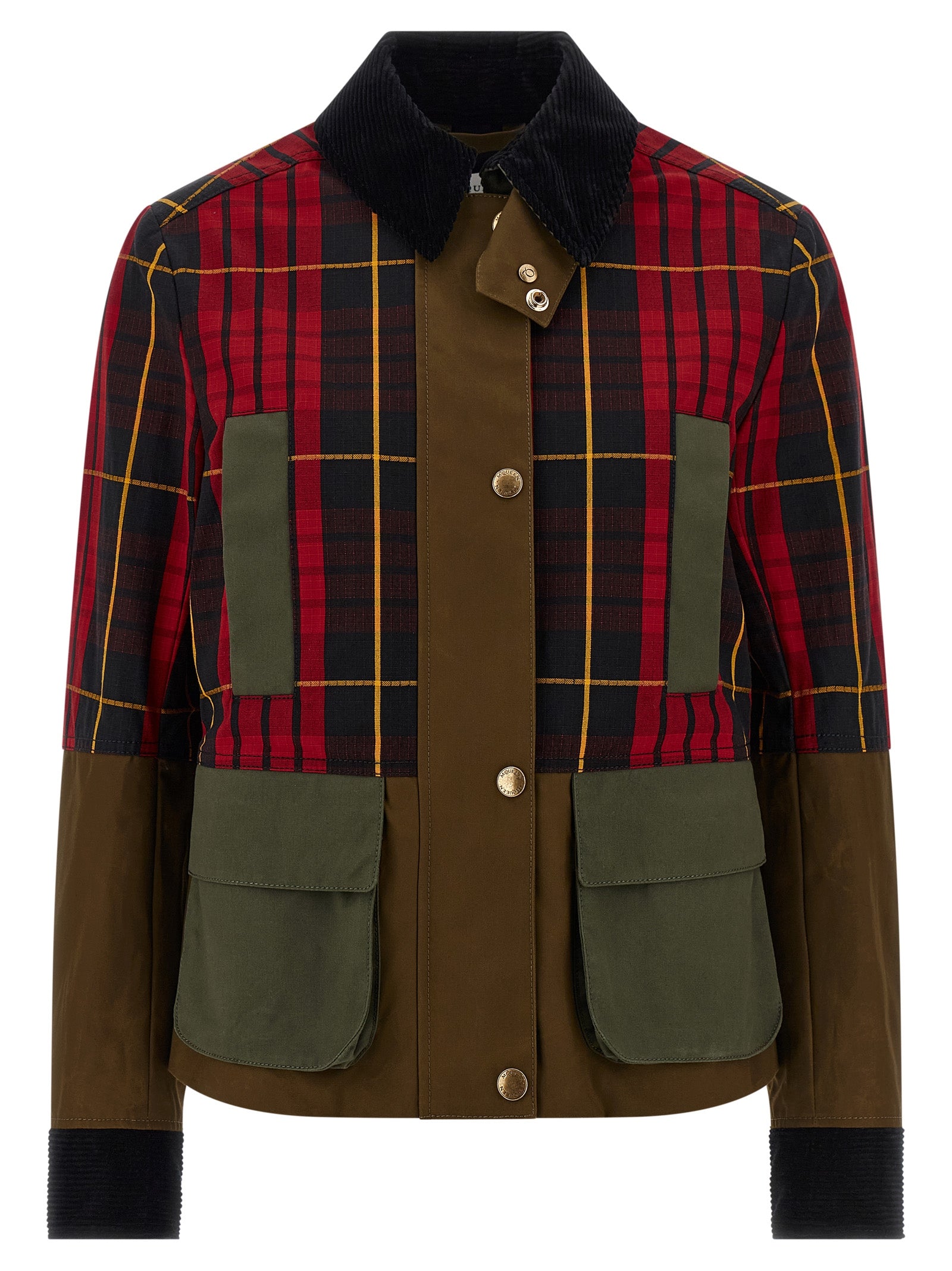 Alexander McQueen Multicolor Cotton Full-Length Jacket Alexander McQueen