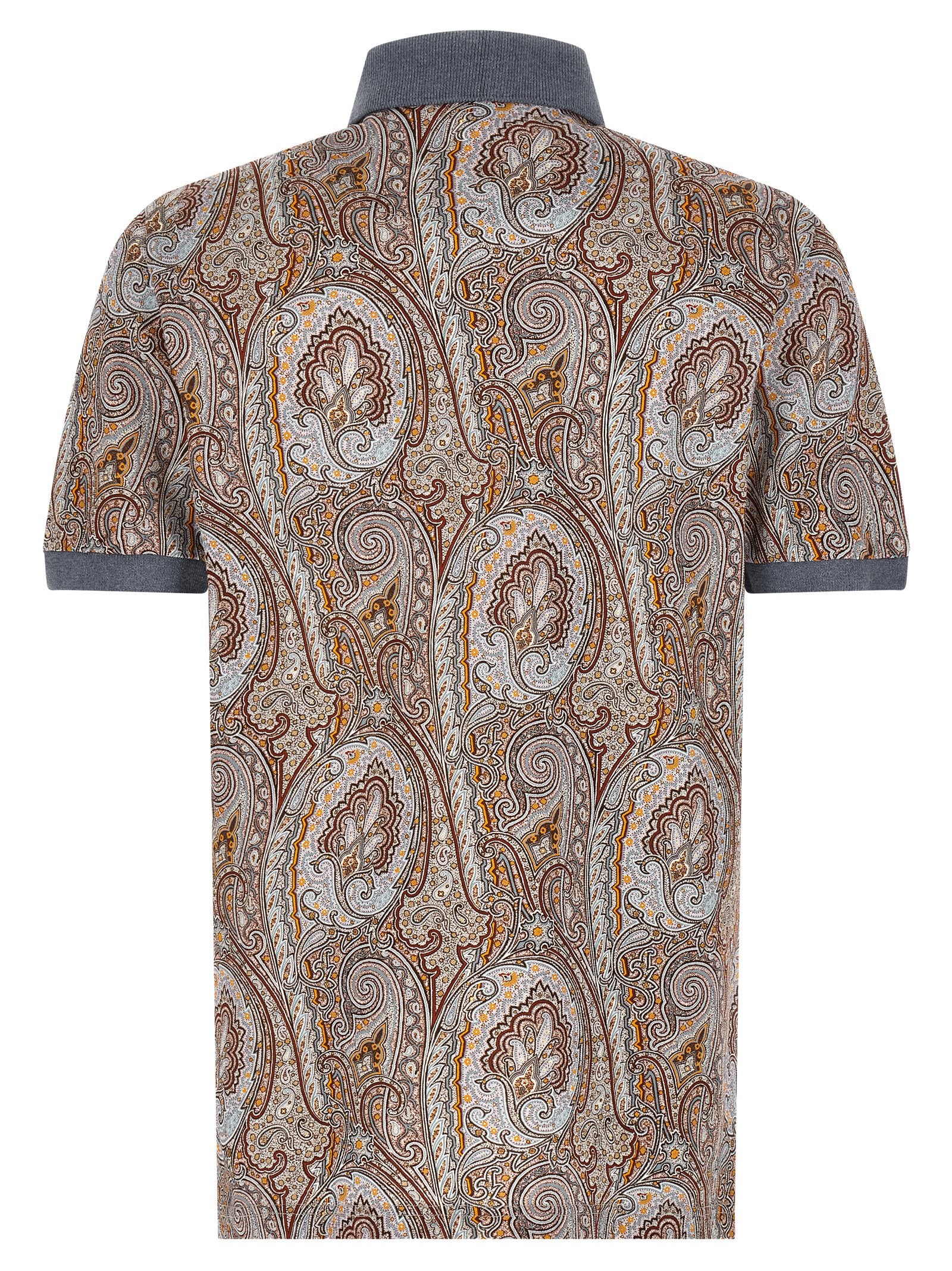 Etro Multicolor Cotton Polo Shirt Etro