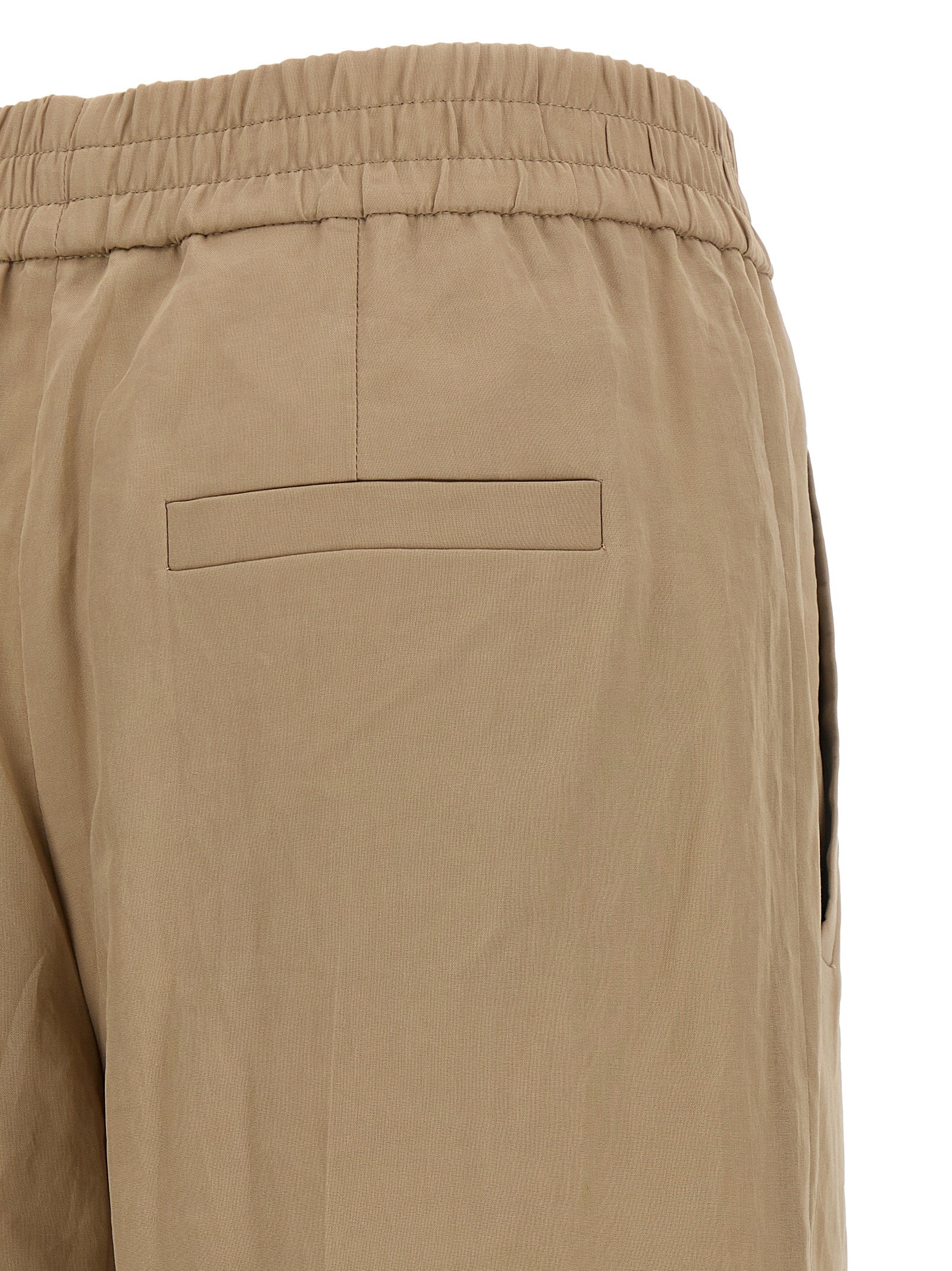 Brunello Cucinelli Beige Cotton Casual Pants Brunello Cucinelli