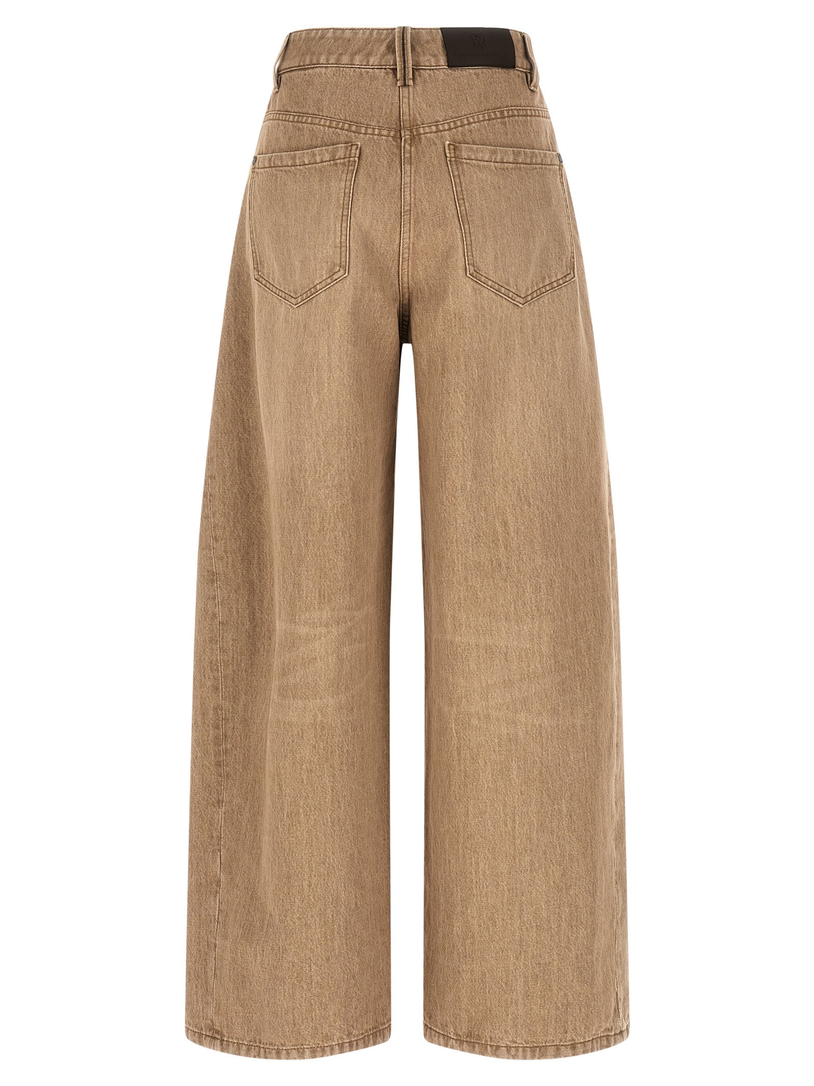 Brunello Cucinelli Beige Cotton Jeans Denim Brunello Cucinelli