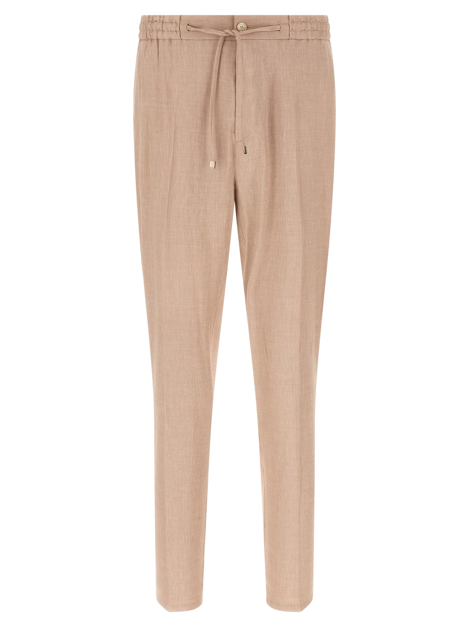 Etro Beige Linen Joggers (Workout Pants) Etro