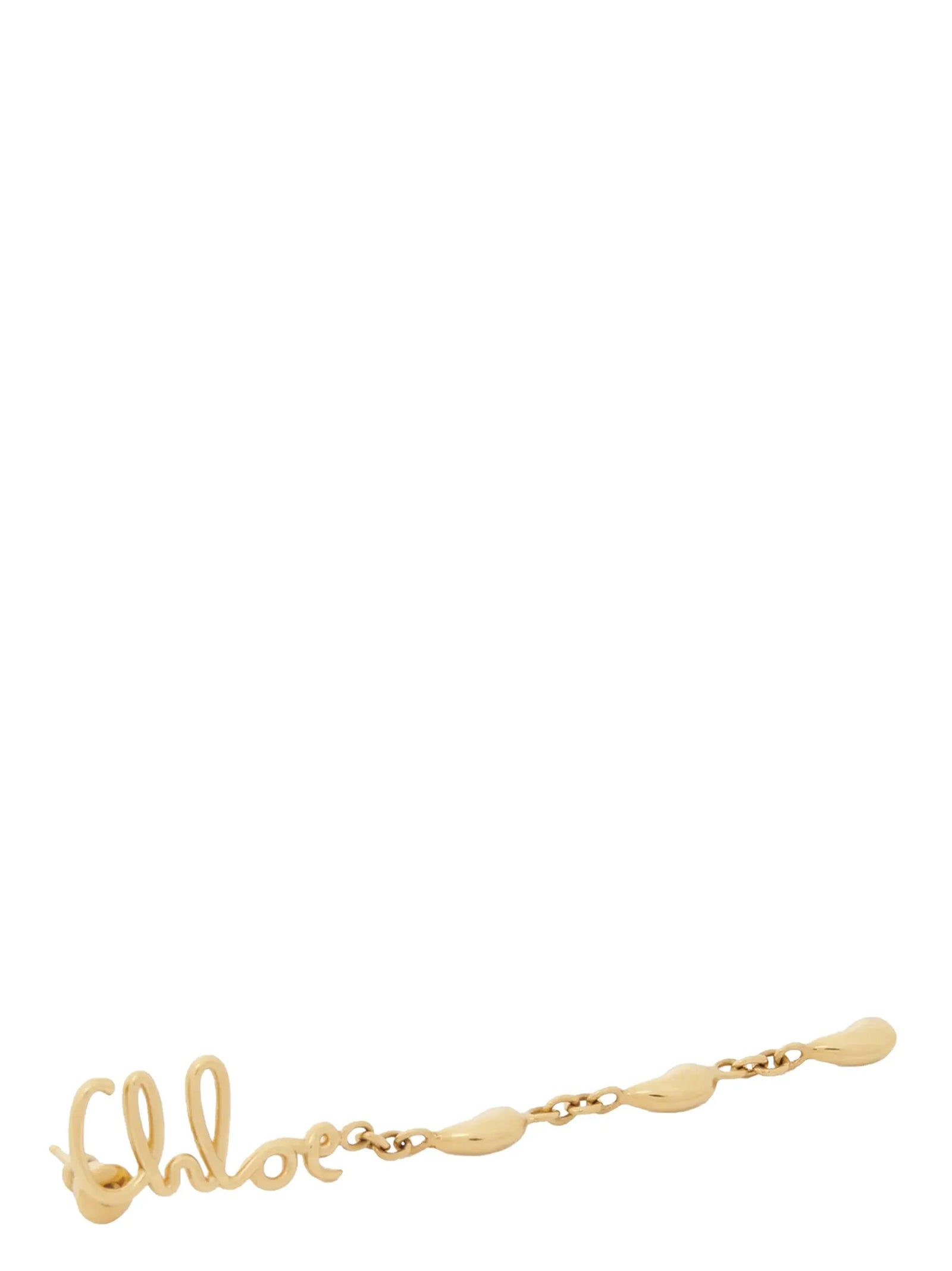 Chloé Gold Brass Earrings Chloé