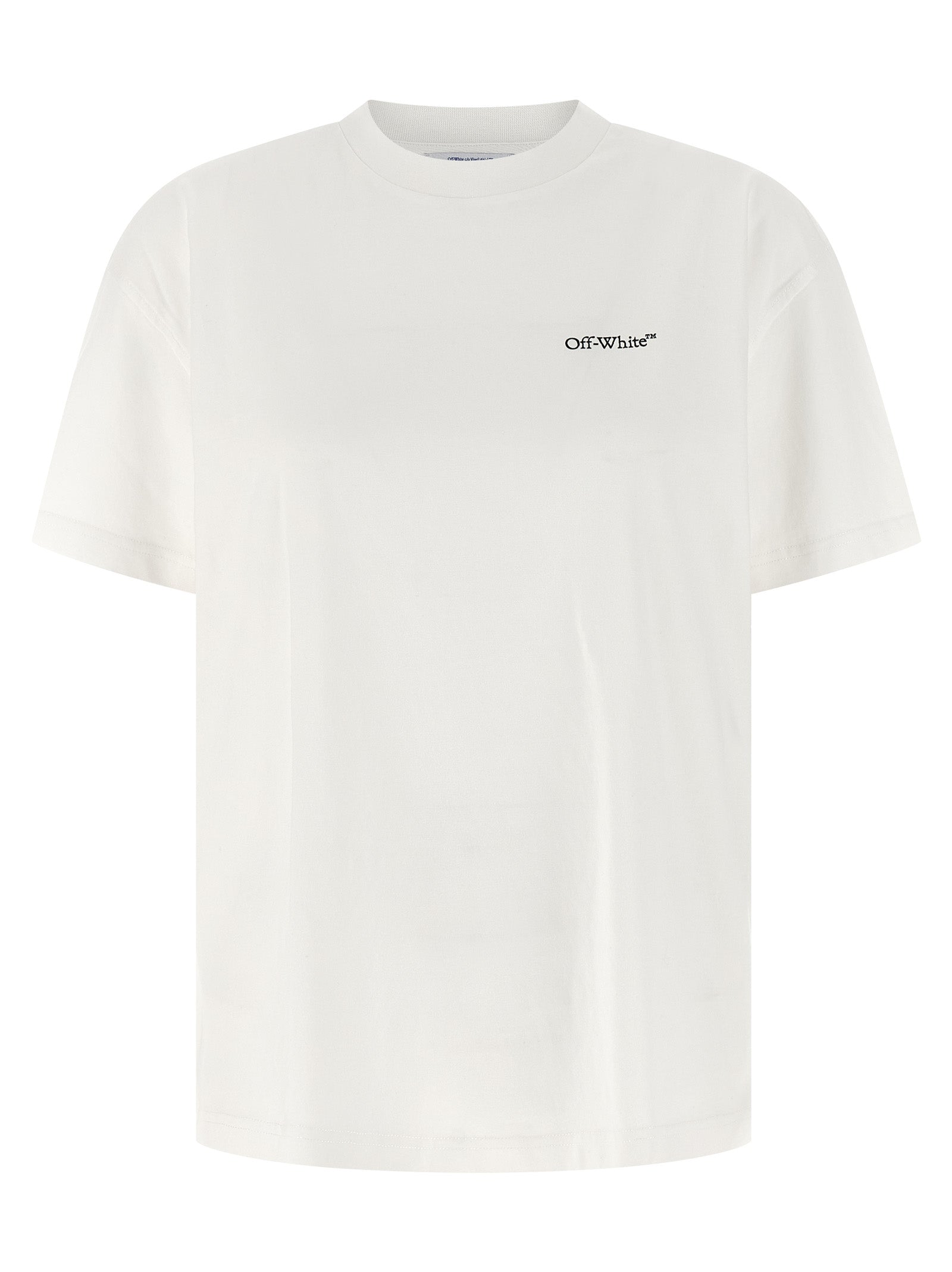 Off-White White Cotton T-Shirt Off-White