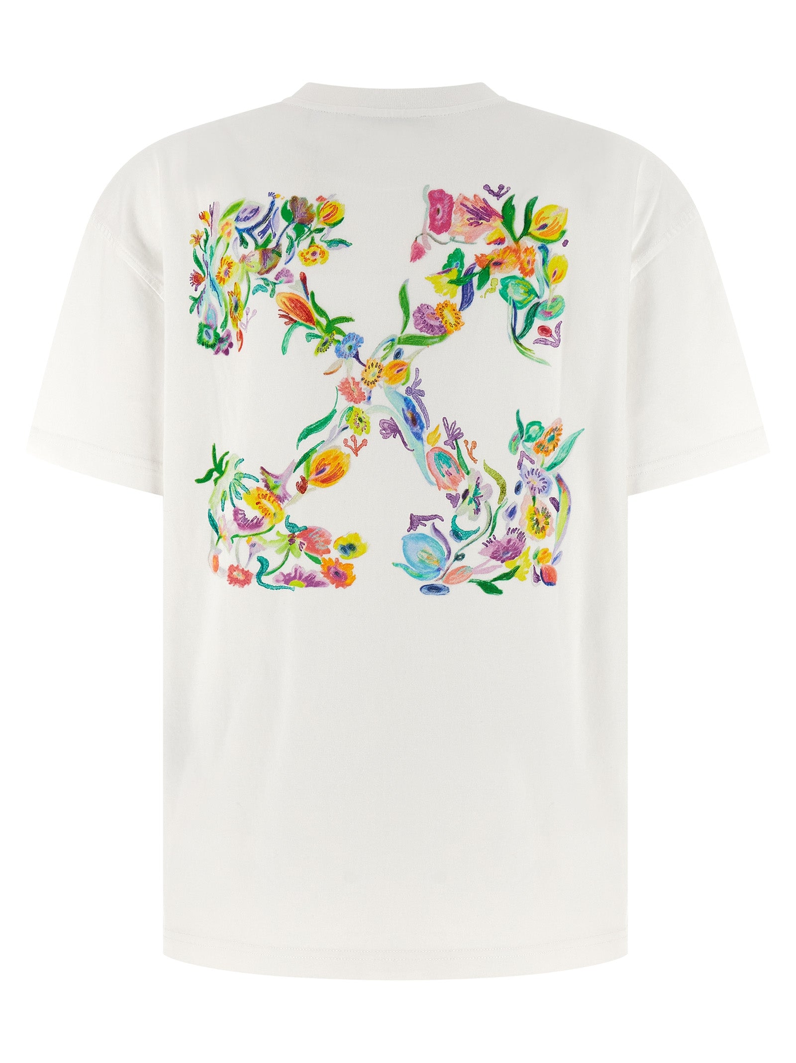 Off-White White Cotton T-Shirt Off-White