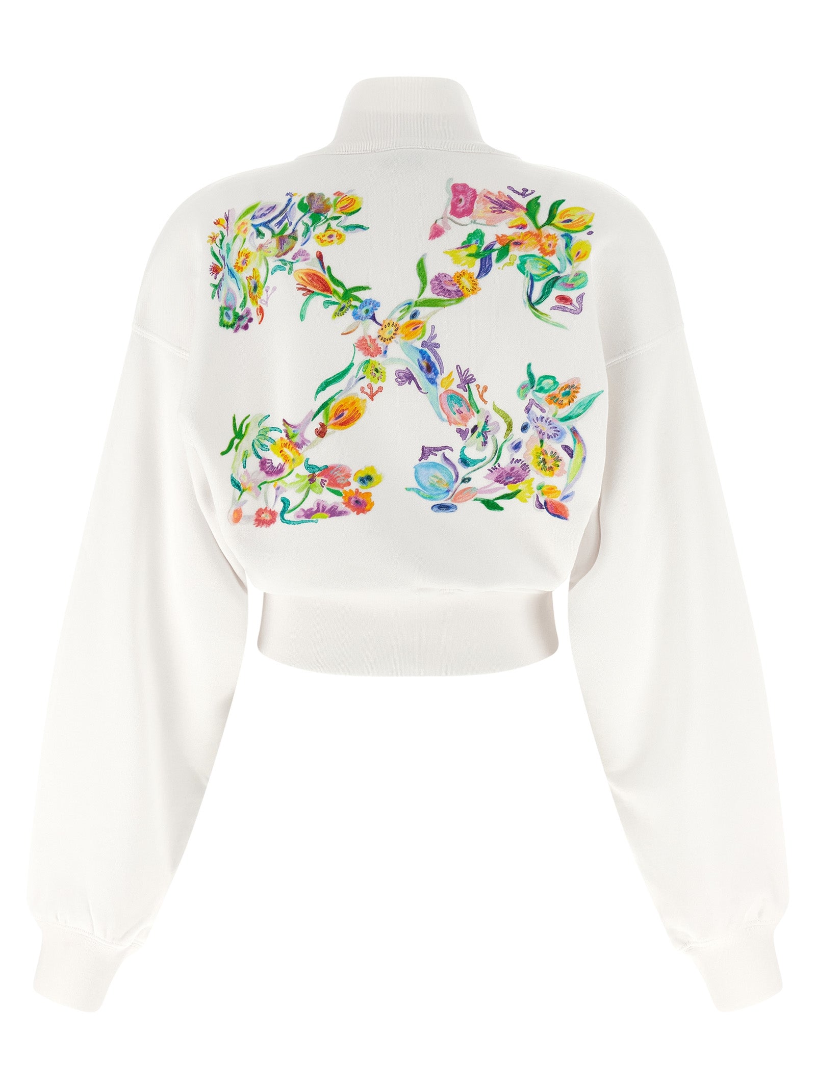 Off-White White Cotton Sweatshirt Off-White