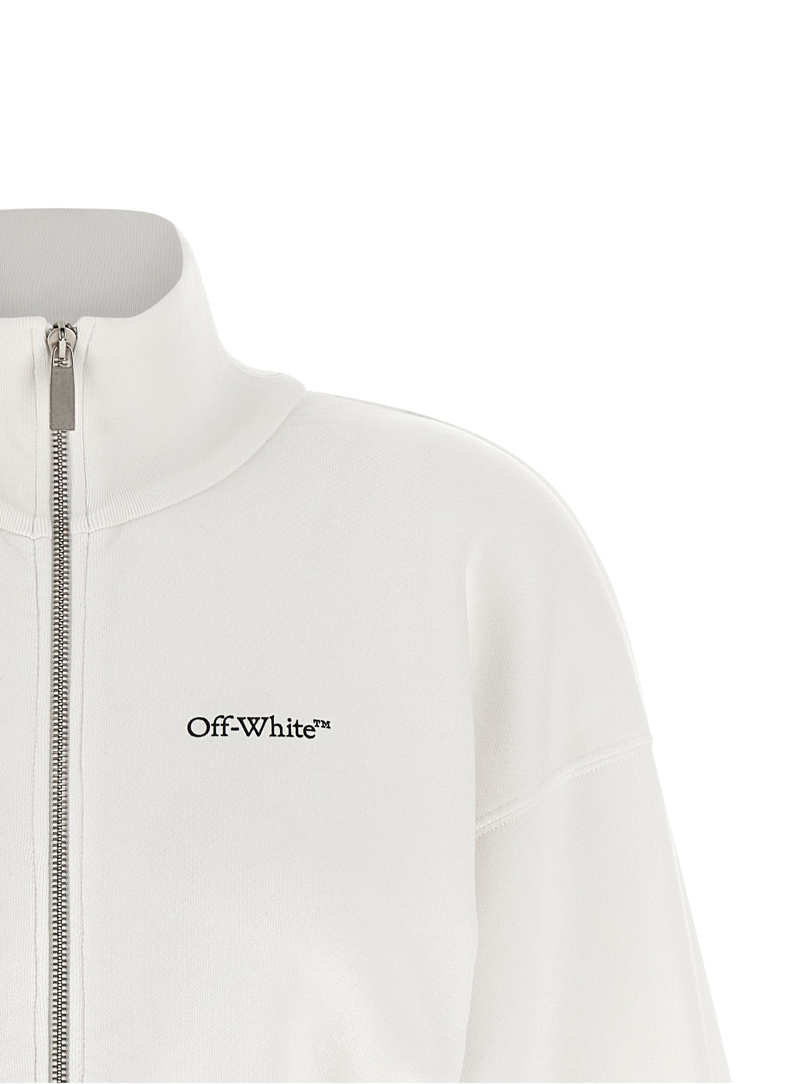 Off-White White Cotton Sweatshirt Off-White