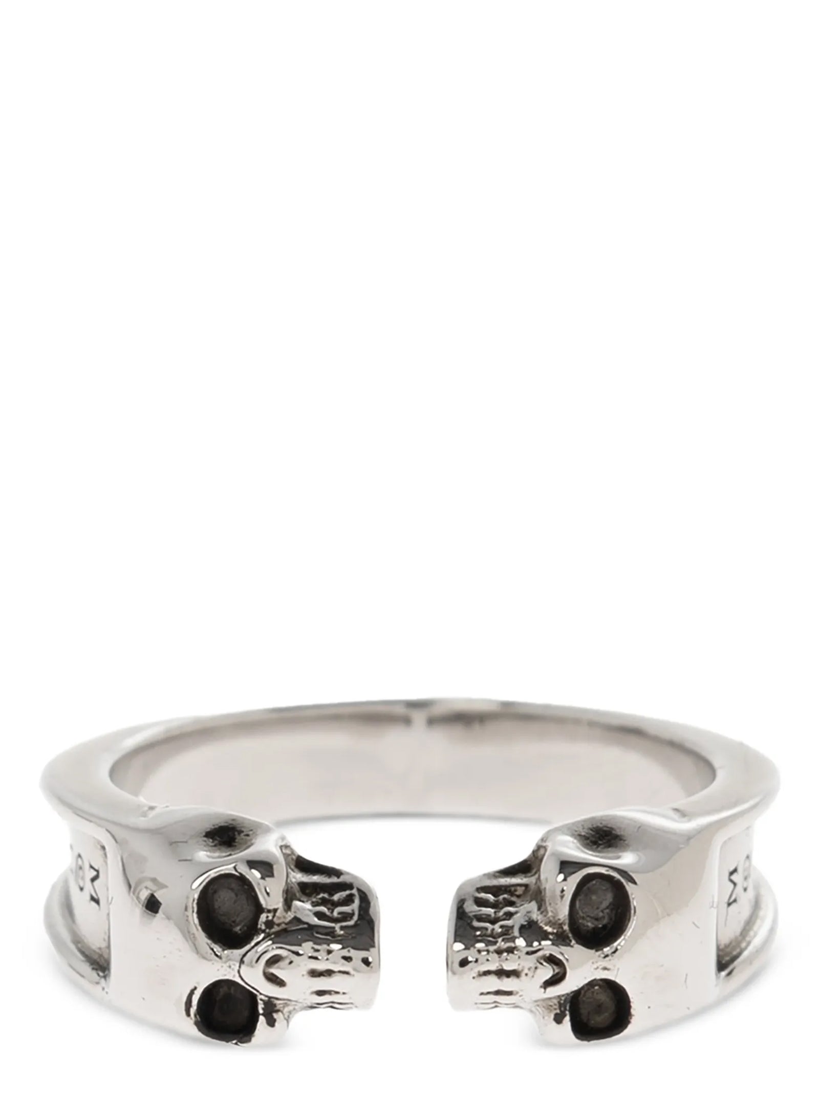 Alexander McQueen Silver Stainless Steel Ring Alexander McQueen